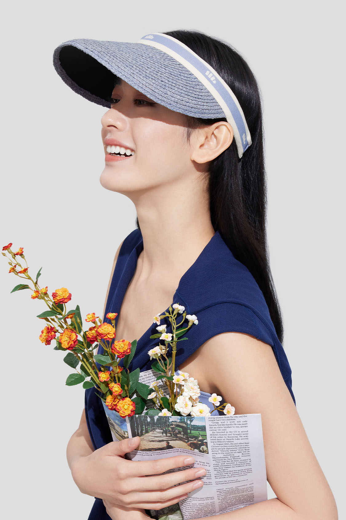 UPF50+ Women's Sun Protection Raffia Hat - Wide Brim Summer Beach Hat for Outdoor Activities, Travel & Gardening