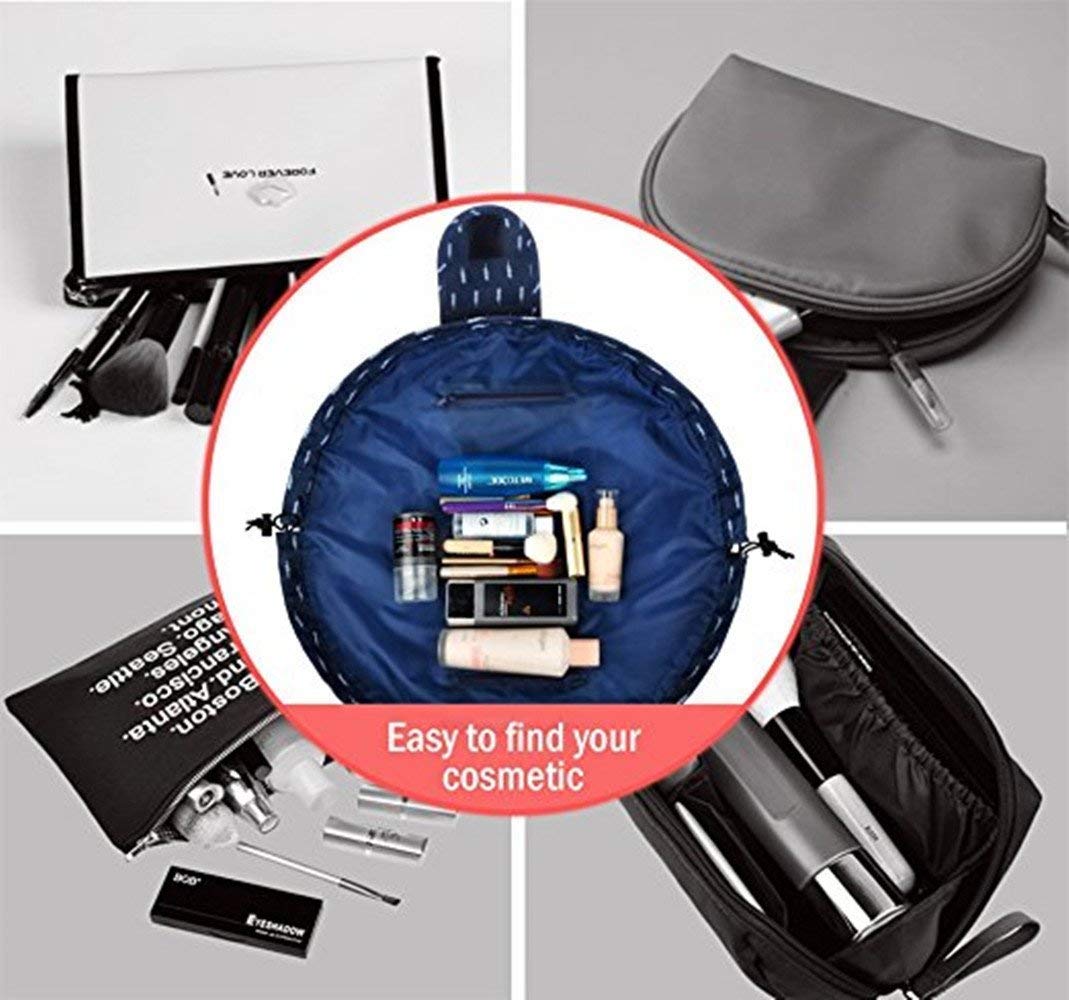 Multifunctional Travel Toiletry Bag with Drawstring - Waterproof Cosmetic Organizer for Women & Men - Perfect for Vacation, Gym, Camping, and Business Trips