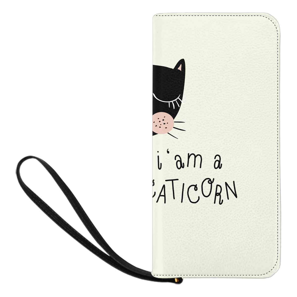 **InterestPrint Women's Cute Unicorn Cat Valentine's Day Clutch Purse - Card Holder & Organizer for Ladies - Perfect for Parties, Dates & Gifts**