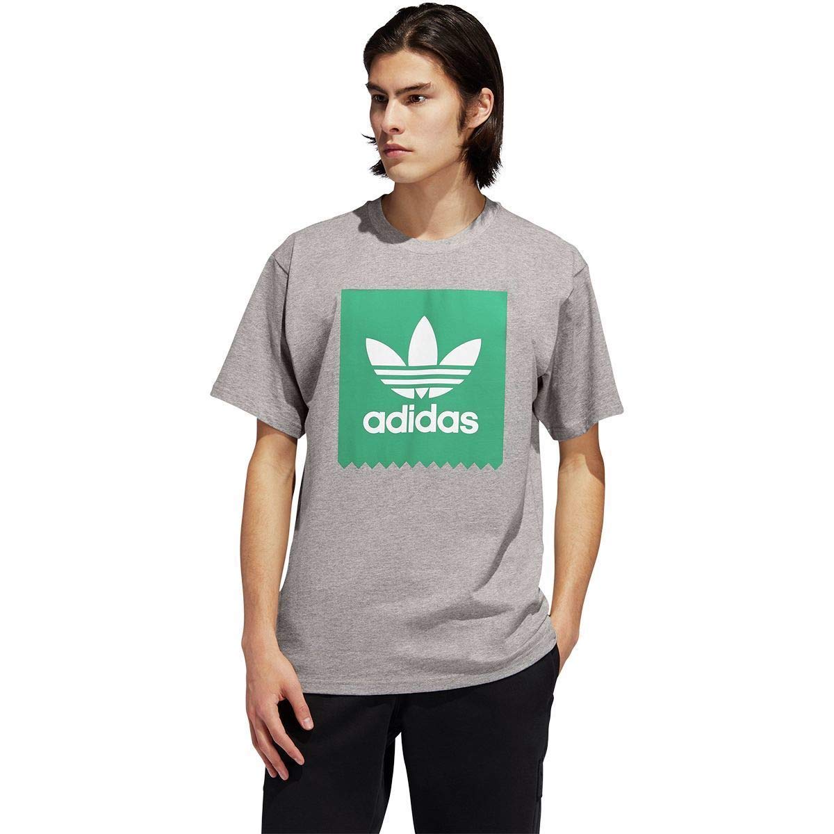 Adidas Originals Men's Skate Solid Blackbird T-Shirt - Casual Streetwear for Skaters & Urban Fashion Lovers