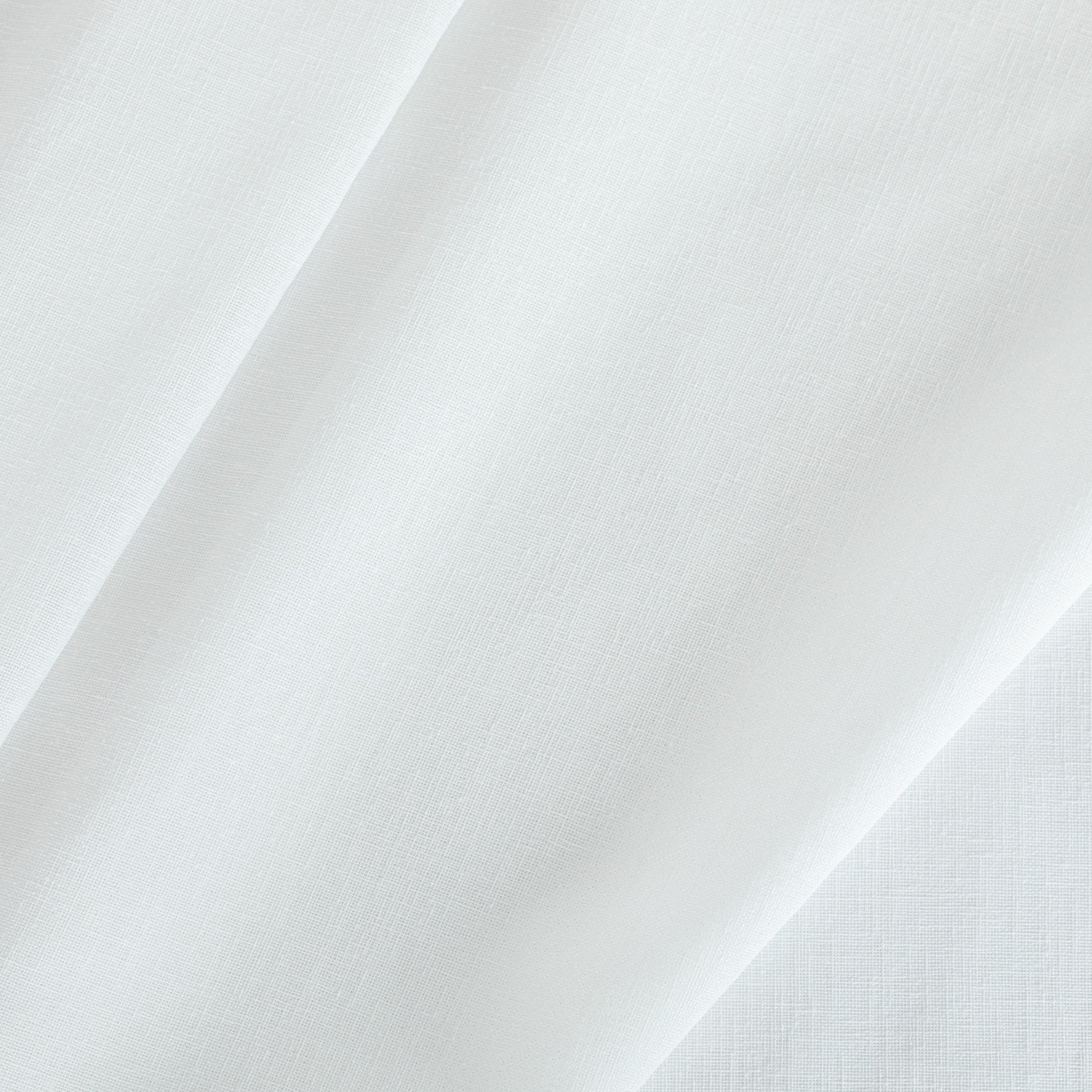 Palermo Double Width Sheer Fabric - Cloud White | Premium Voile Curtain Material for Living Room & Bedroom Windows