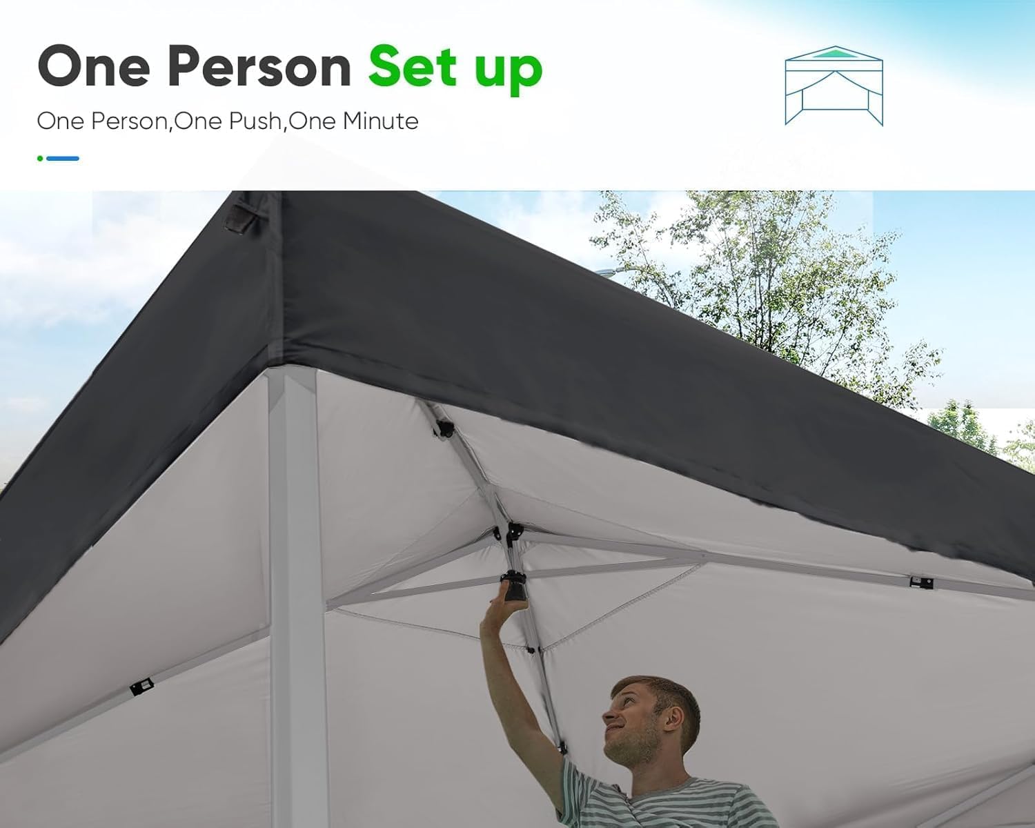Quictent 10x10 Pop Up Canopy Tent - Waterproof Instant Gazebo with Removable Sidewalls, UV Protection & Carry Bag - Perfect for Outdoor Events, Beach Parties, Camping, Picnics and Tailgating