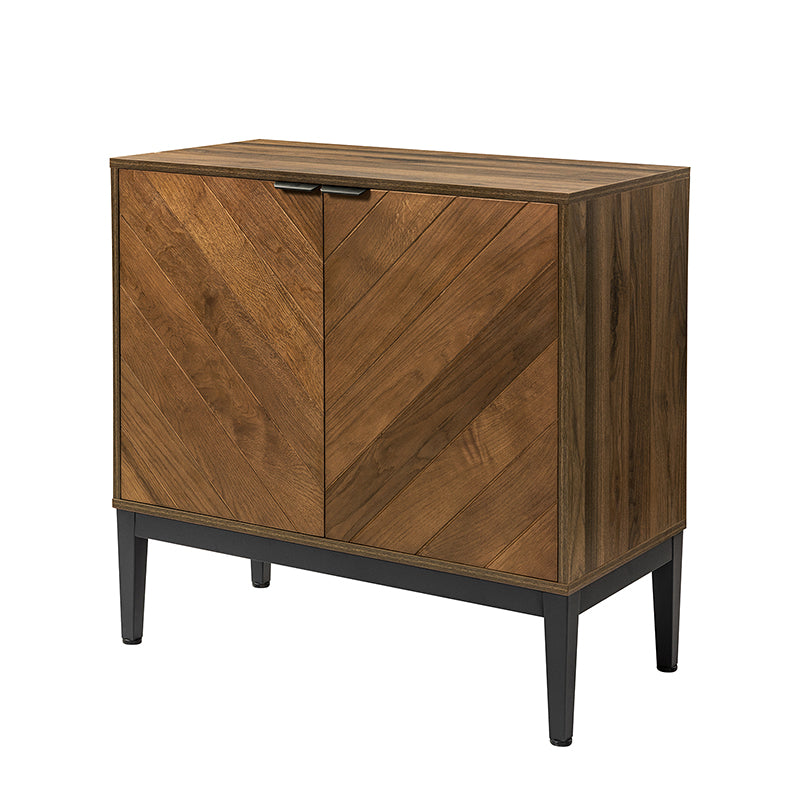 Eugen 32 Inch Tall 2 Door Accent Cabinet - Stylish Storage Solution for Living Room, Bedroom, or Entryway