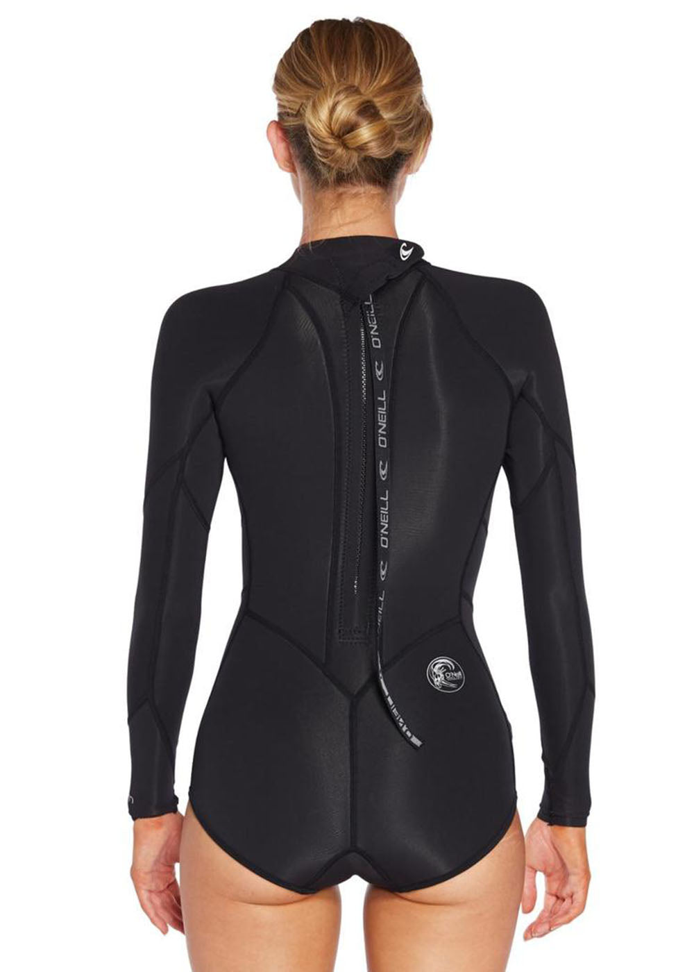 O'Neill Women's Bahia 2mm Back Zip Long Sleeve Mid Spring Wetsuit - Perfect for Surfing, Diving & Water Sports in Cool Temperatures