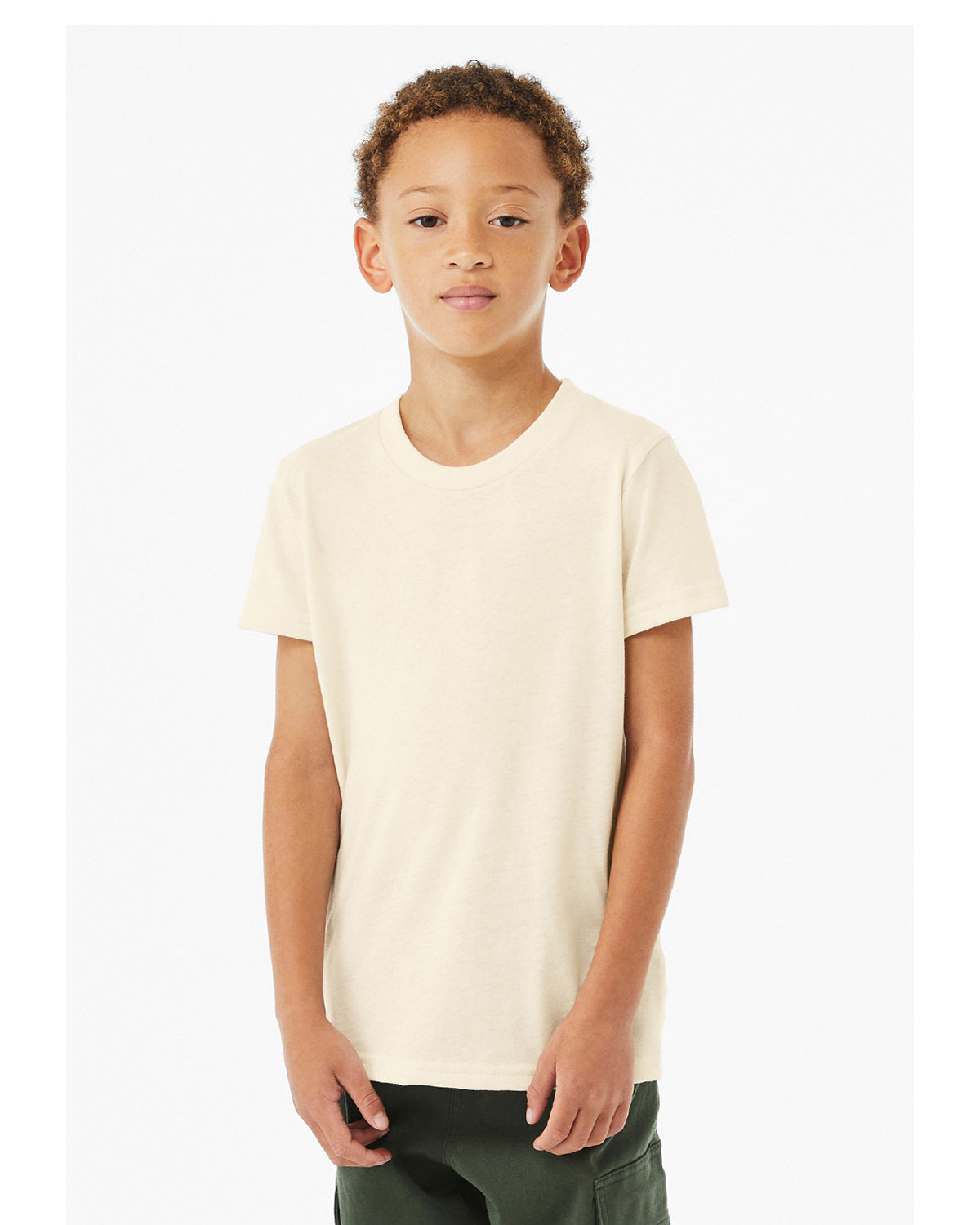 Bella + Canvas 3001YCV Youth CVC Jersey T-Shirt - Soft Cotton Blend Tee for Kids & Teens - Perfect for School, Sports & Casual Wear