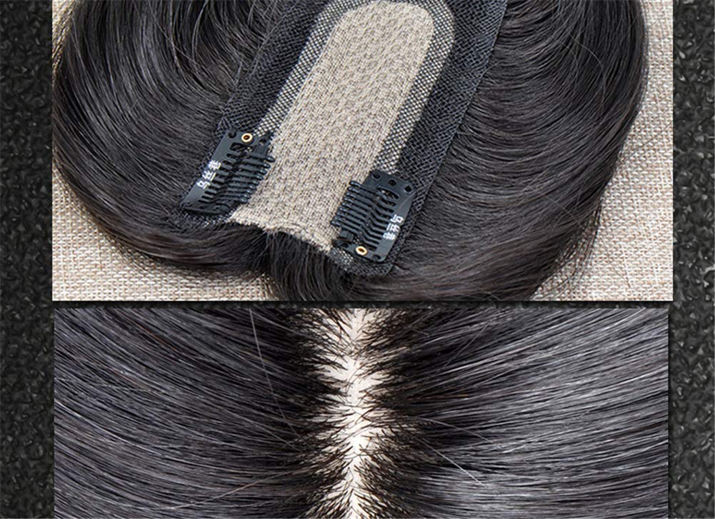 Clip in Human Hair Topper for Women - 16