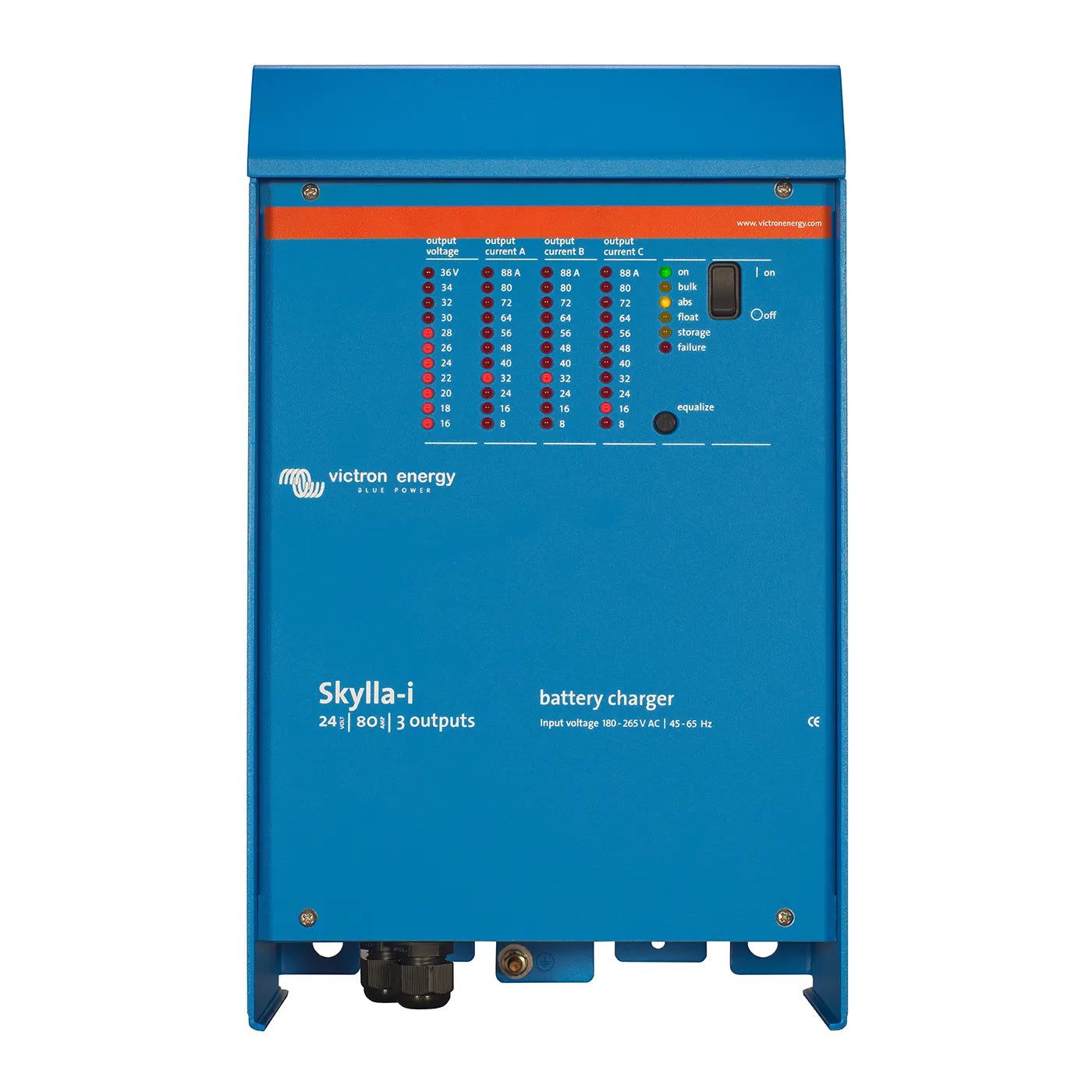 Victron Energy Skylla-i 24V 50A Marine Battery Charger - Waterproof & High-Efficiency for Boats, RVs, and Off-Grid Power Systems