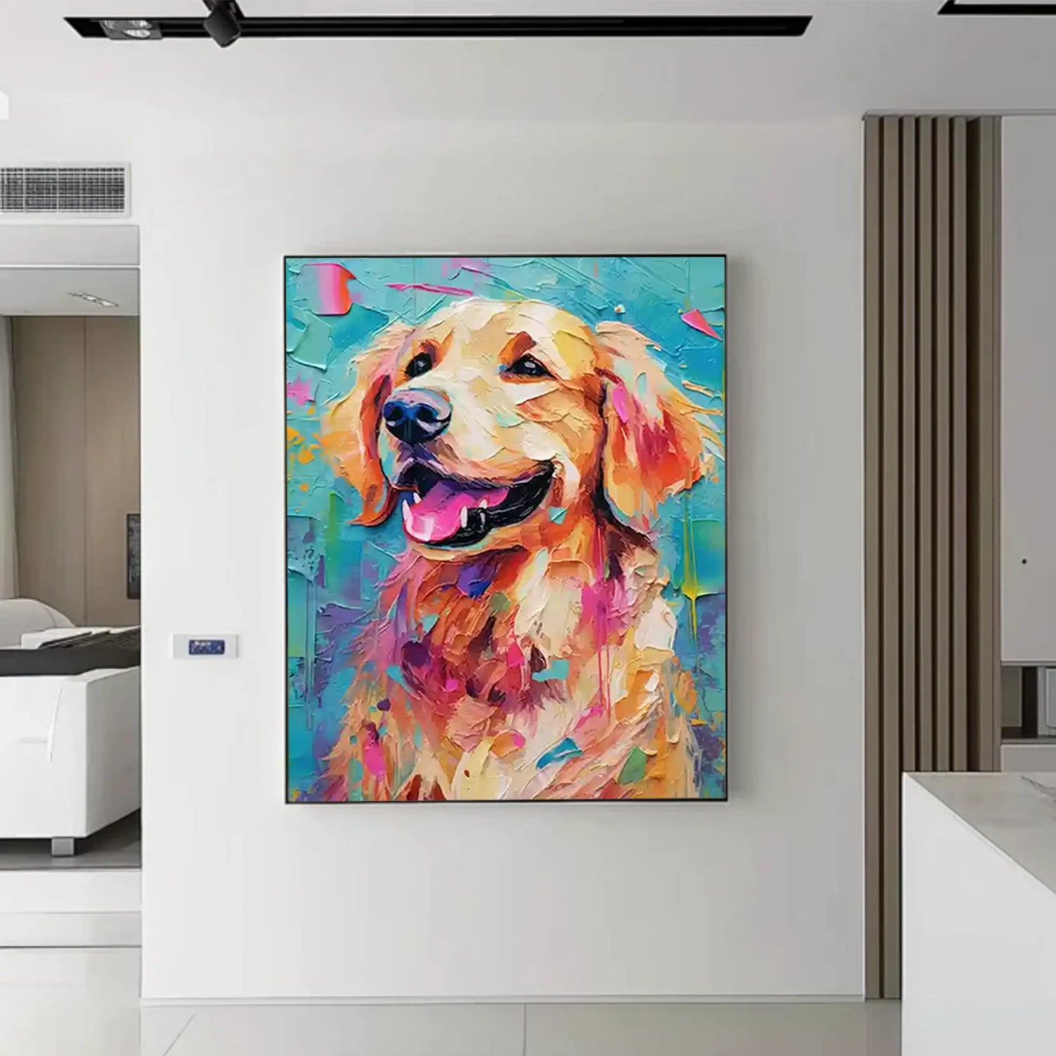 Animal Art Painting #AP147 - Handmade Wildlife Canvas Art for Home & Office Decor | Perfect for Living Room, Bedroom, or Gift