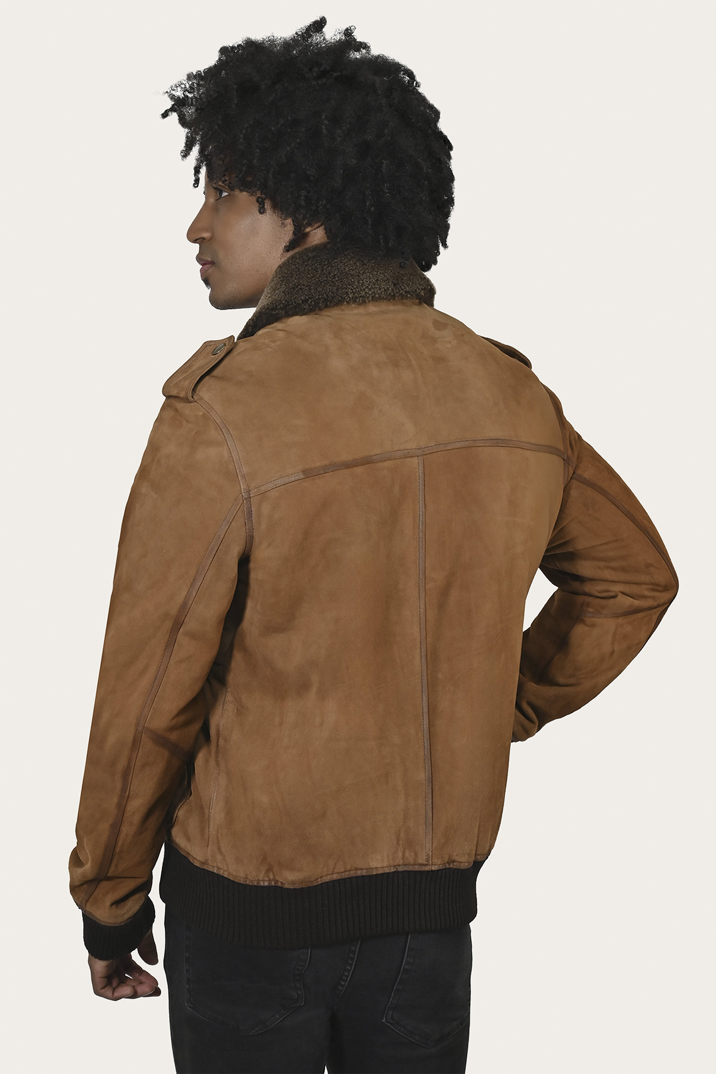 Jethro Flight Style Jacket for Men - Classic Bomber Jacket with Zipper Closure, Lightweight & Comfortable - Perfect for Casual Wear, Travel & Outdoor Adventures