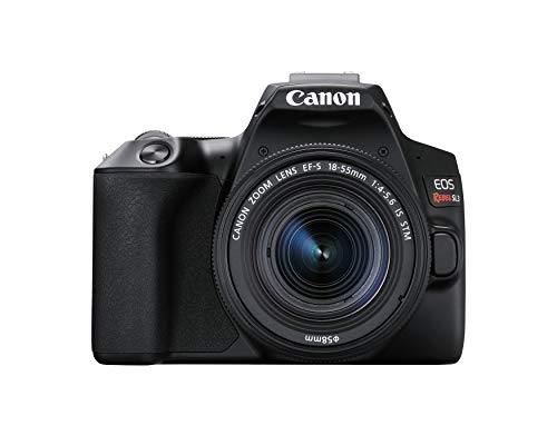 Canon EOS Rebel SL3 DSLR Camera with 18-55mm Lens Kit - 24.1MP APS-C Sensor, 4K Video, WiFi & Bluetooth (Black) | Perfect for Travel Photography, Vlogging & Beginner Photographers