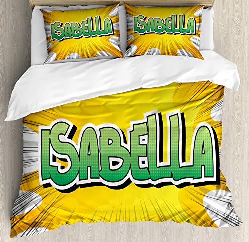 Yellow Green and White