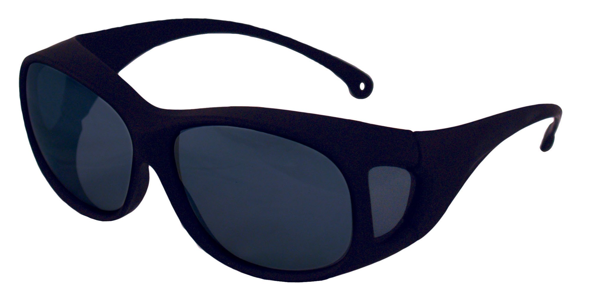 KLEENGUARD OTG Safety Glasses (20747) - Over-The-Glasses Fit, Anti-Fog Smoke Lenses, Brown Frame - 12 Pairs - Ideal for Construction, Woodworking & Lab Work