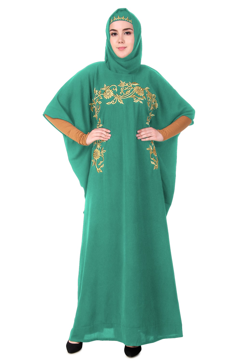 Luxury Hand Embroidered Dubai Kaftan Dress - Elegant Designer Abaya for Women | Perfect for Weddings, Parties & Special Occasions