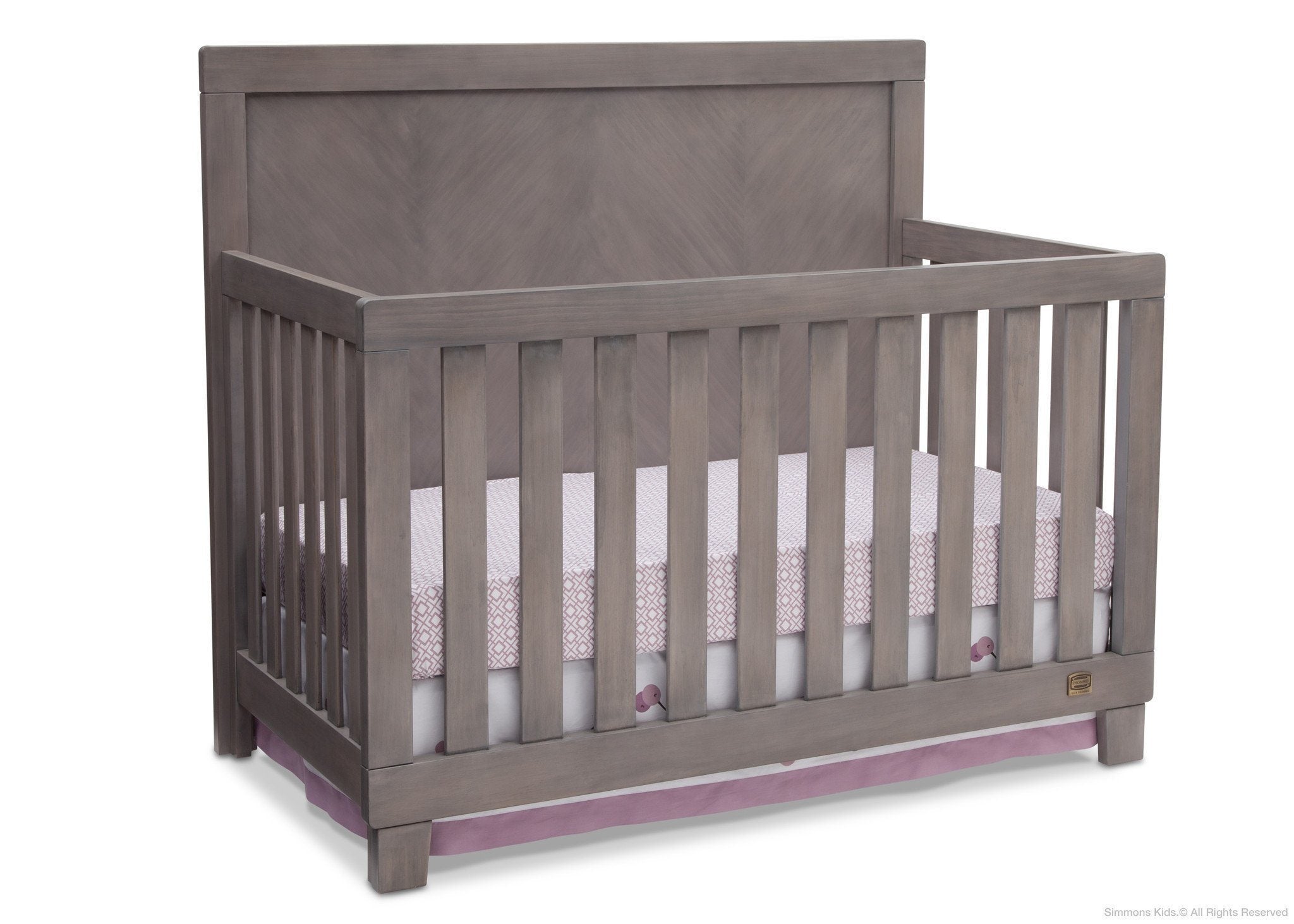 Bellante 4-in-1 Convertible Baby Crib with Toddler Bed & Daybed - Safe Nursery Furniture for Newborns & Kids - Perfect for Bedrooms, Daycare & Guest Rooms