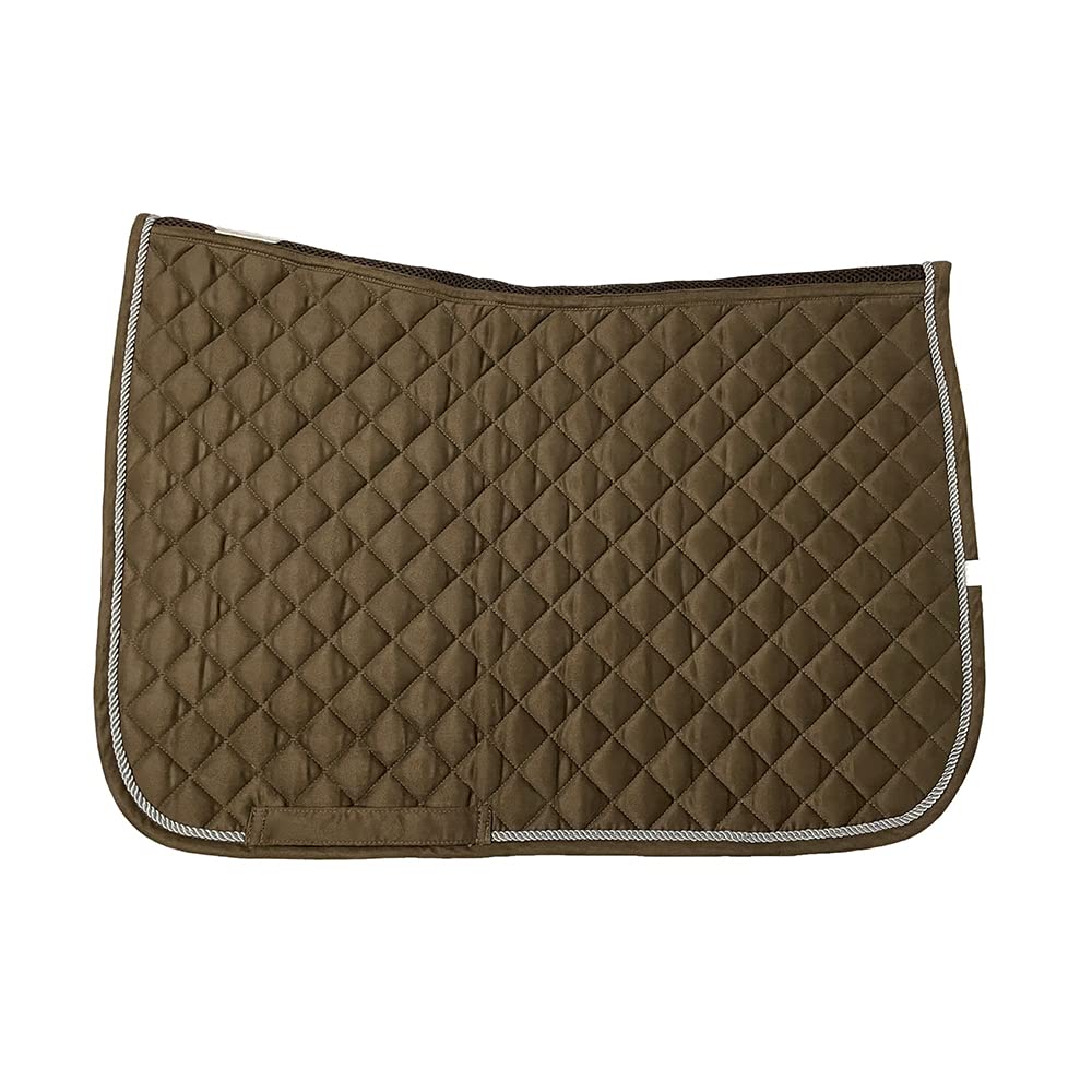 Premium Black Shadow Saddle Pad for Horses - Non-Slip, Breathable & Shock Absorbing - Perfect for English & Western Riding, Training & Show Jumping