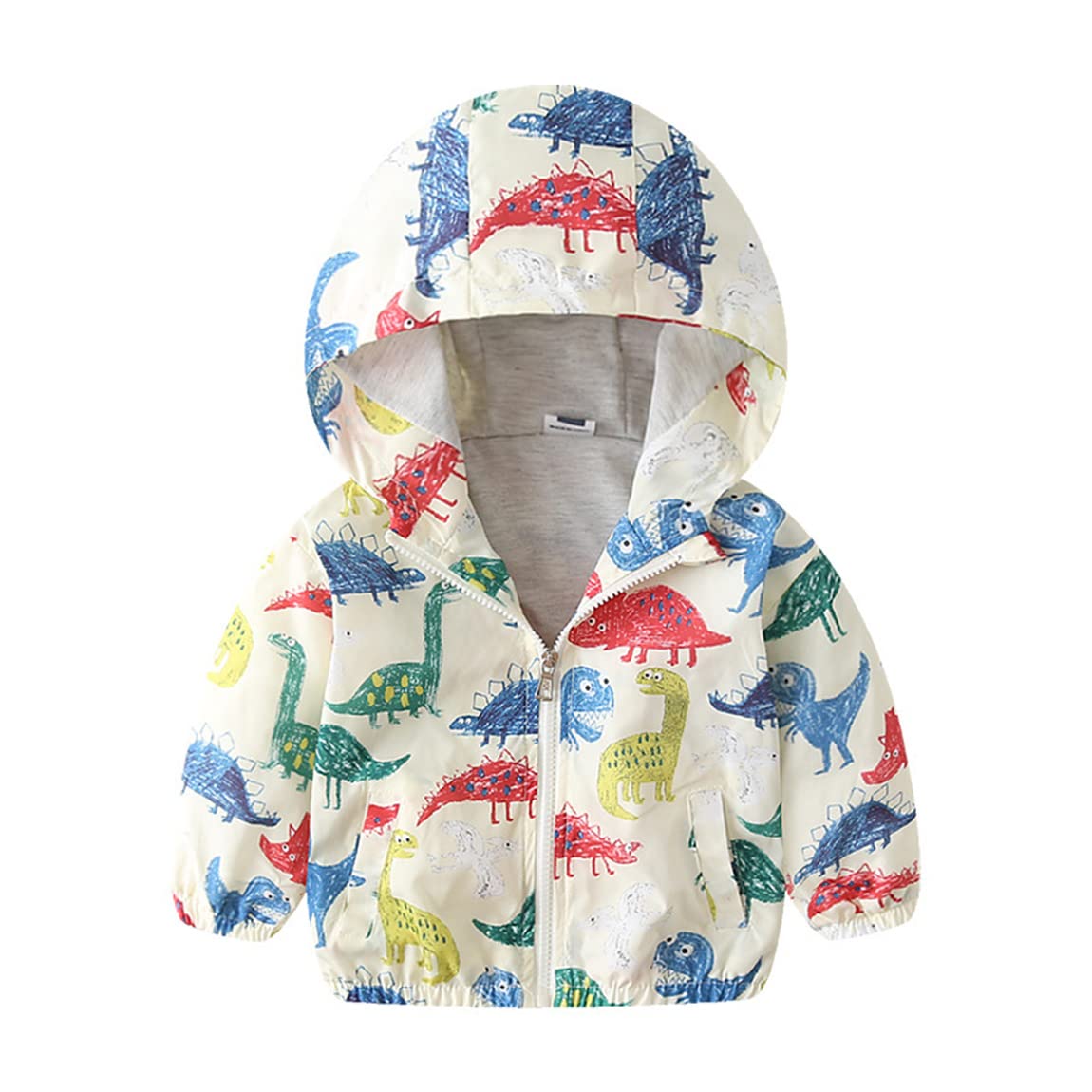 CuteOn Toddler Baby Boys' Coats Hoodie Zip Jackets Windbreaker - Warm & Stylish Outerwear for Outdoor Play & Winter Adventures