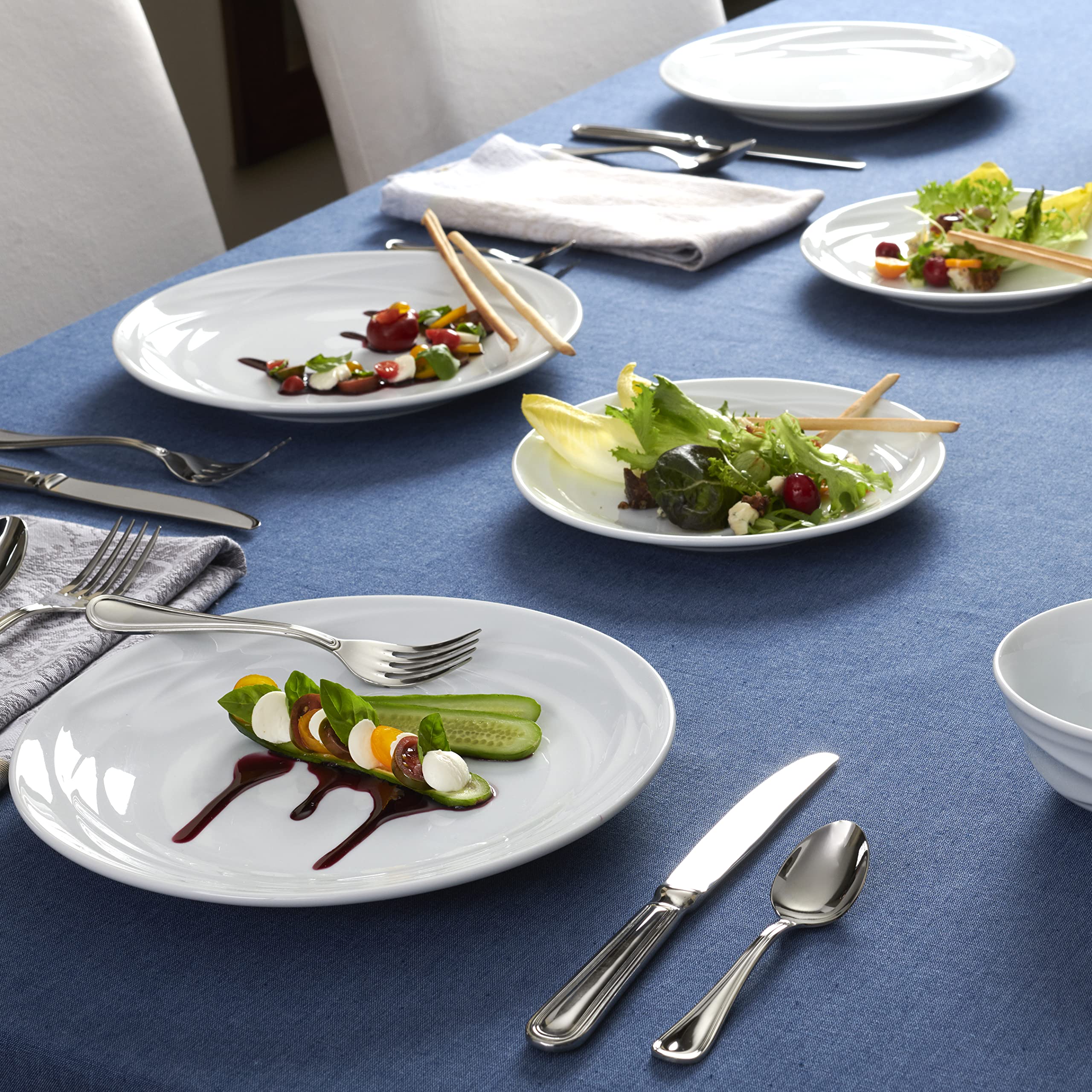 Oneida Omnia 62-Piece Flatware Set - Premium Stainless Steel Silverware for Everyday Dining & Entertaining - Elegant Tableware for Home, Restaurants & Special Occasions