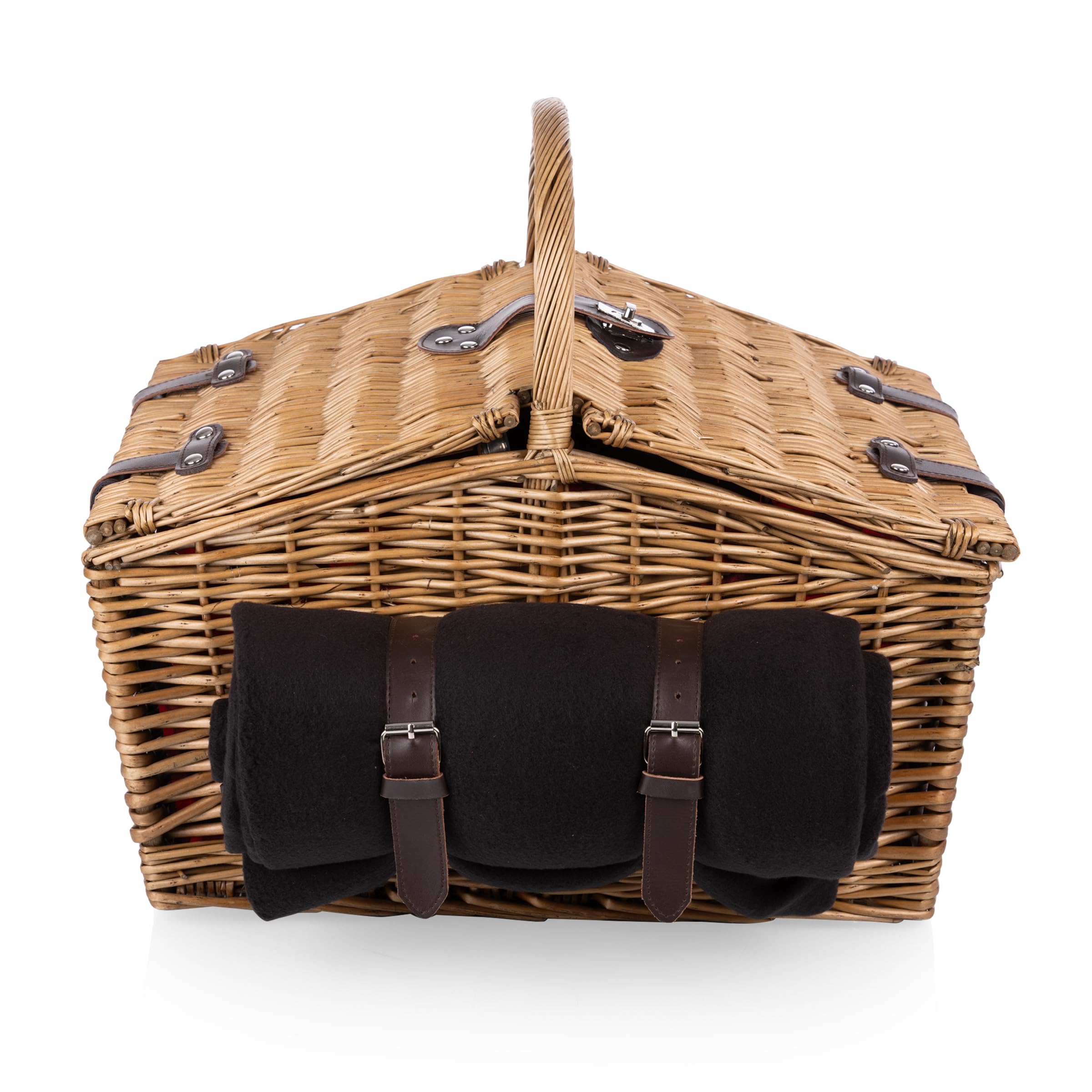 Pendleton Women's Rob Roy Picnic Basket - Insulated One Size Picnic Tote with Removable Straps for Outdoor Gatherings, Beach Trips & Camping Essentials