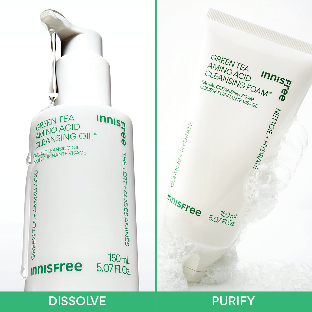 Fresh Start Double Cleansing Duo - Oil & Foam Cleanser Set for Deep Pore Cleansing | Perfect for Morning & Night Skincare Routine