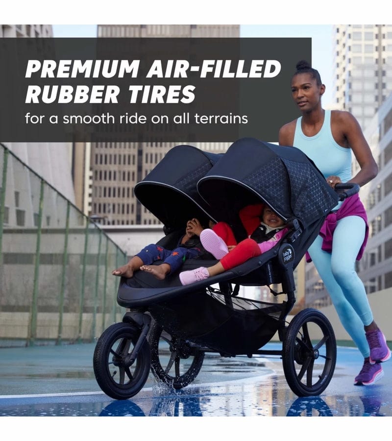 Baby Jogger Summit X3 Double Stroller - All-Terrain Jogging Stroller for Twins & Siblings - Perfect for Running, Hiking & Outdoor Adventures