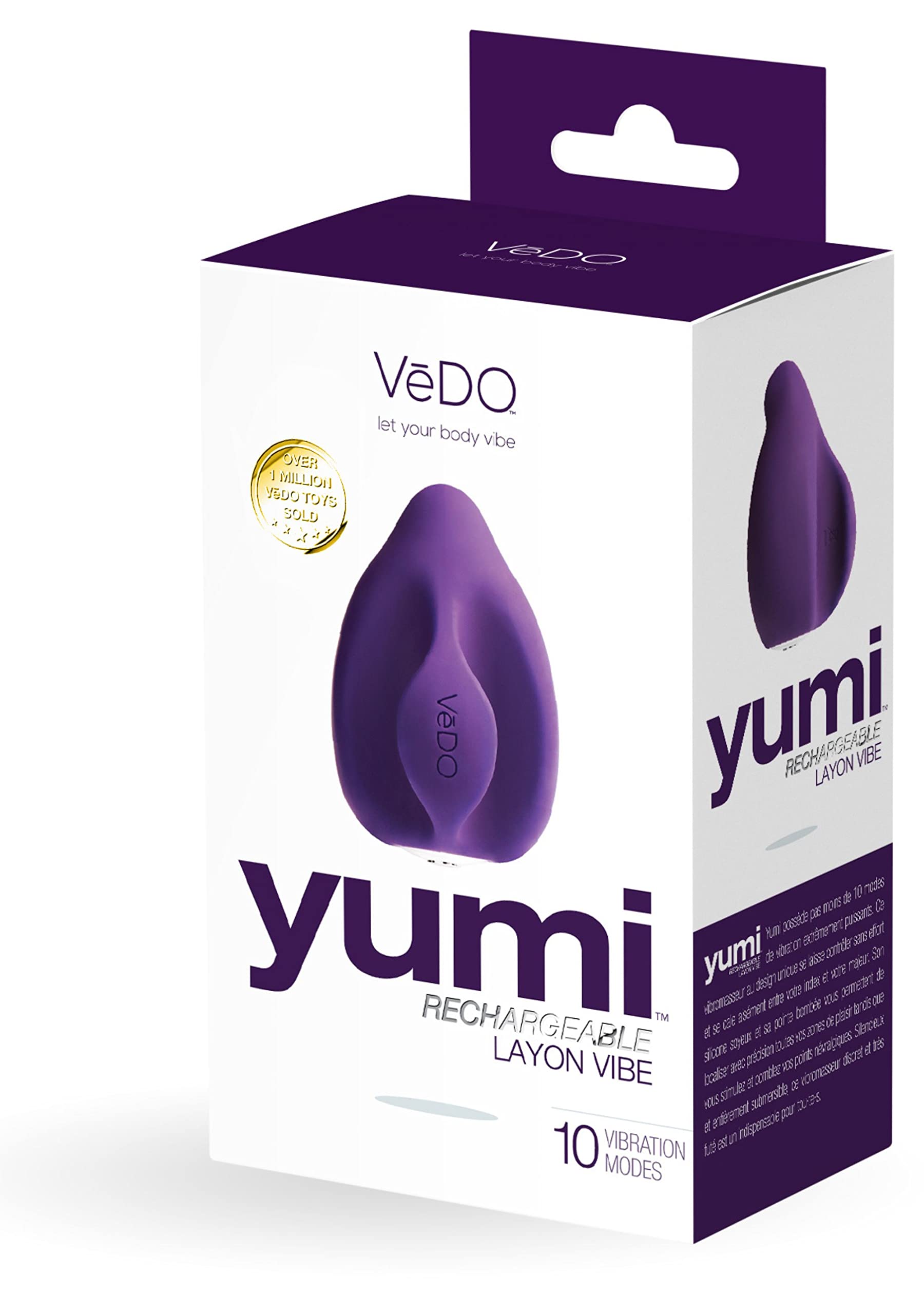 YUMI Clitoral Vibrator - Rechargeable Waterproof Sex Toy for Women - Bedroom & Travel Use