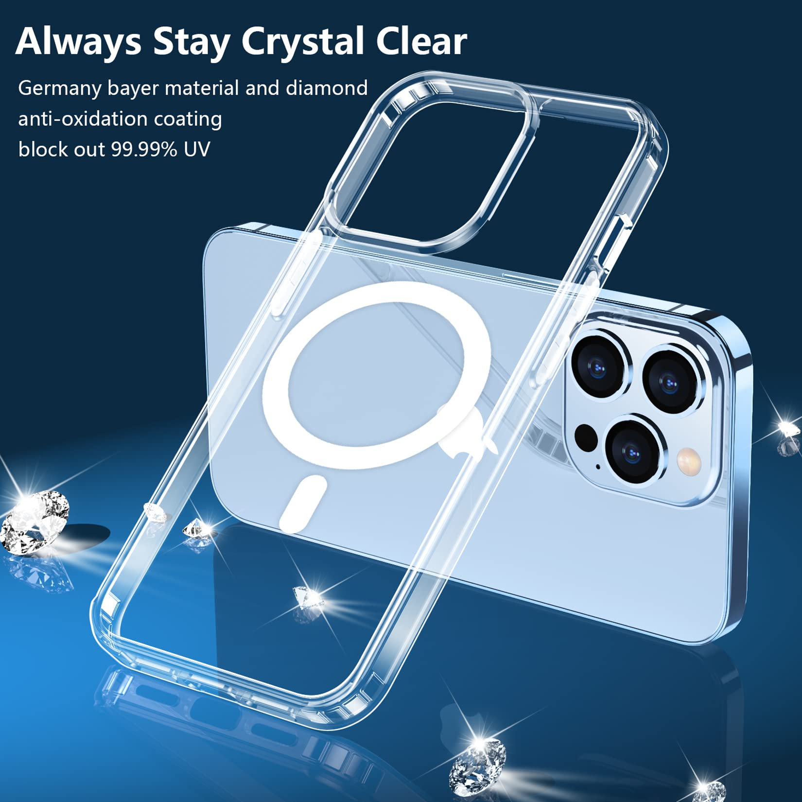 Ultra Clear Magnetic Case for iPhone 13 Pro (6.1