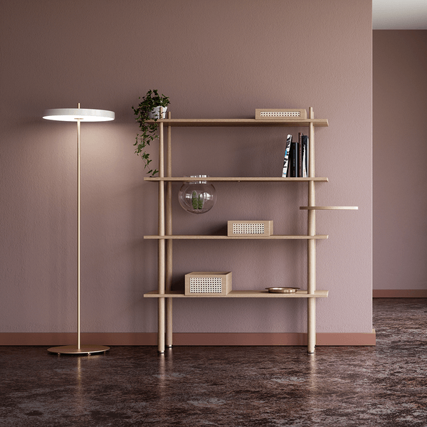 Asteria Modern LED Floor Lamp with Adjustable Brightness - Perfect for Living Room, Bedroom, and Office Lighting