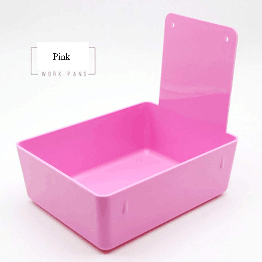 Dental Pans - 10-Piece Plastic Denture Trays with Clip for Dental Lab & Clinic Organization | Perfect for Denture Storage, Impression Work & Dental Material Management