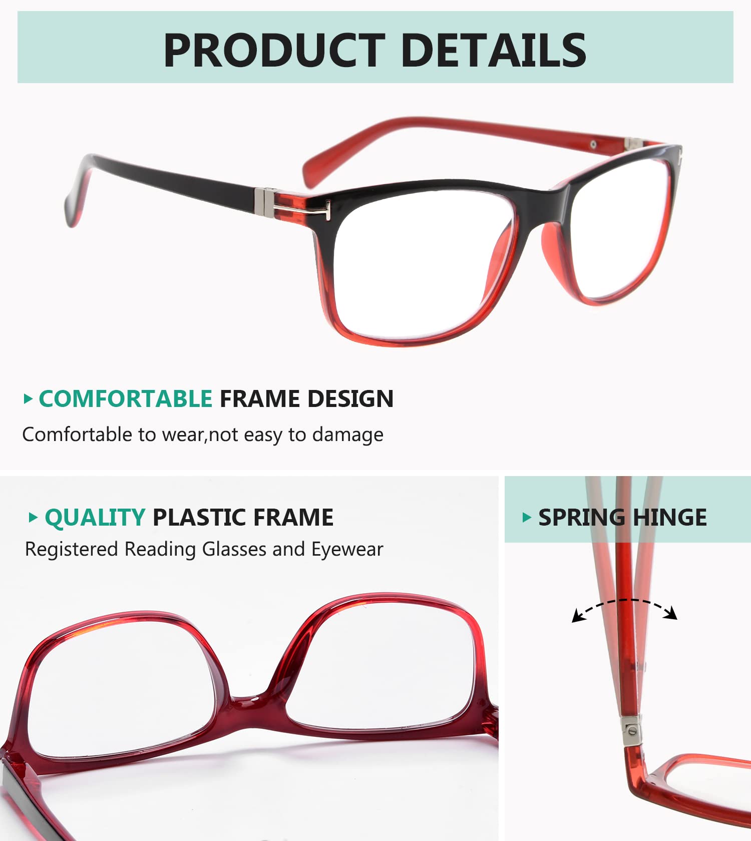 Photochromic Reading Glasses for Men & Women - Light Adjusting Transition Lenses - Perfect for Indoor/Outdoor Reading, Driving & Computer Use