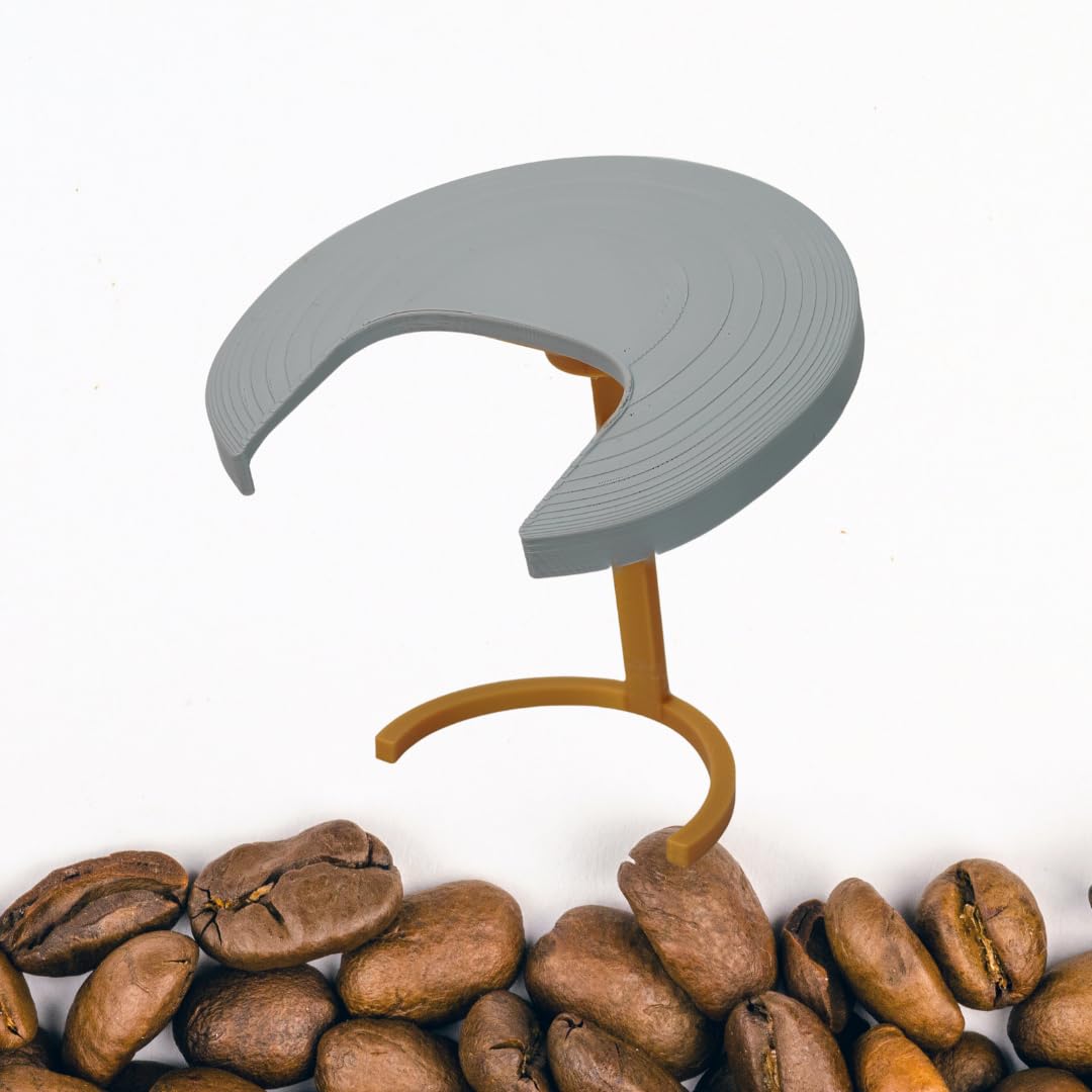 OXO Conical Burr Coffee Grinder Replacement Lid - Ash Gray, Fits Regular Size | Perfect for Home Brewing & Coffee Enthusiasts