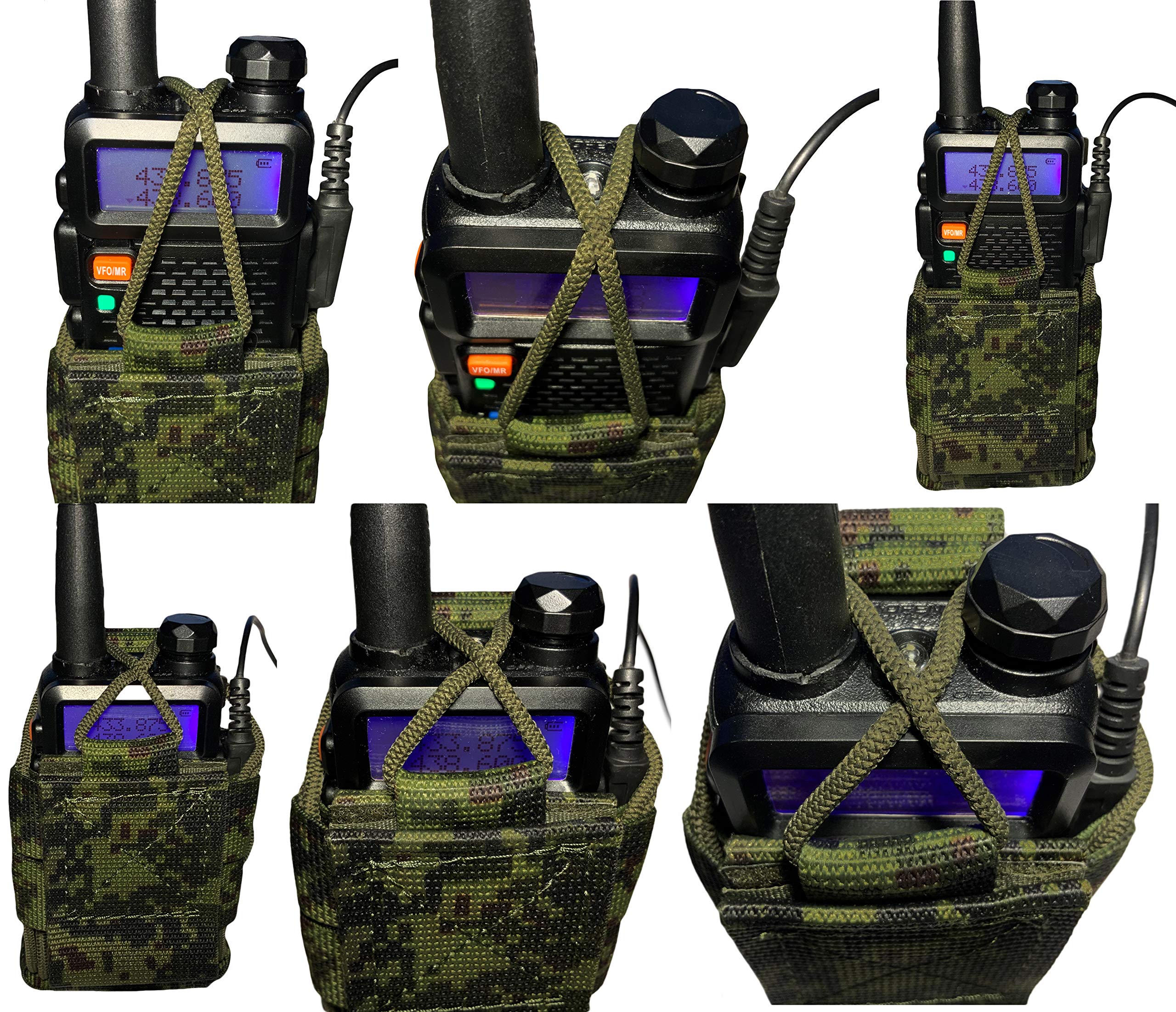 Tactical MOLLE Pouch Bag for Radio, Phone & GPS - Durable Military-Grade Utility Pouch for Outdoor, Camping & Hiking Gear Organization