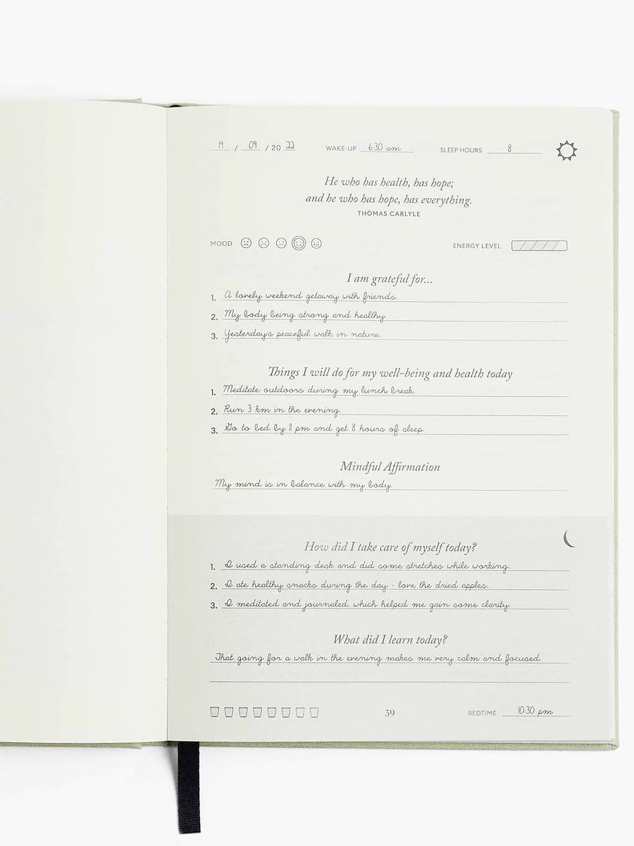 Intelligent Change Five Minute Journal - Daily Gratitude & Mindfulness Planner for Personal Growth, Fitness & Wellness Tracking | Perfect for Goal Setting, Self-Improvement & Positive Mindset Development