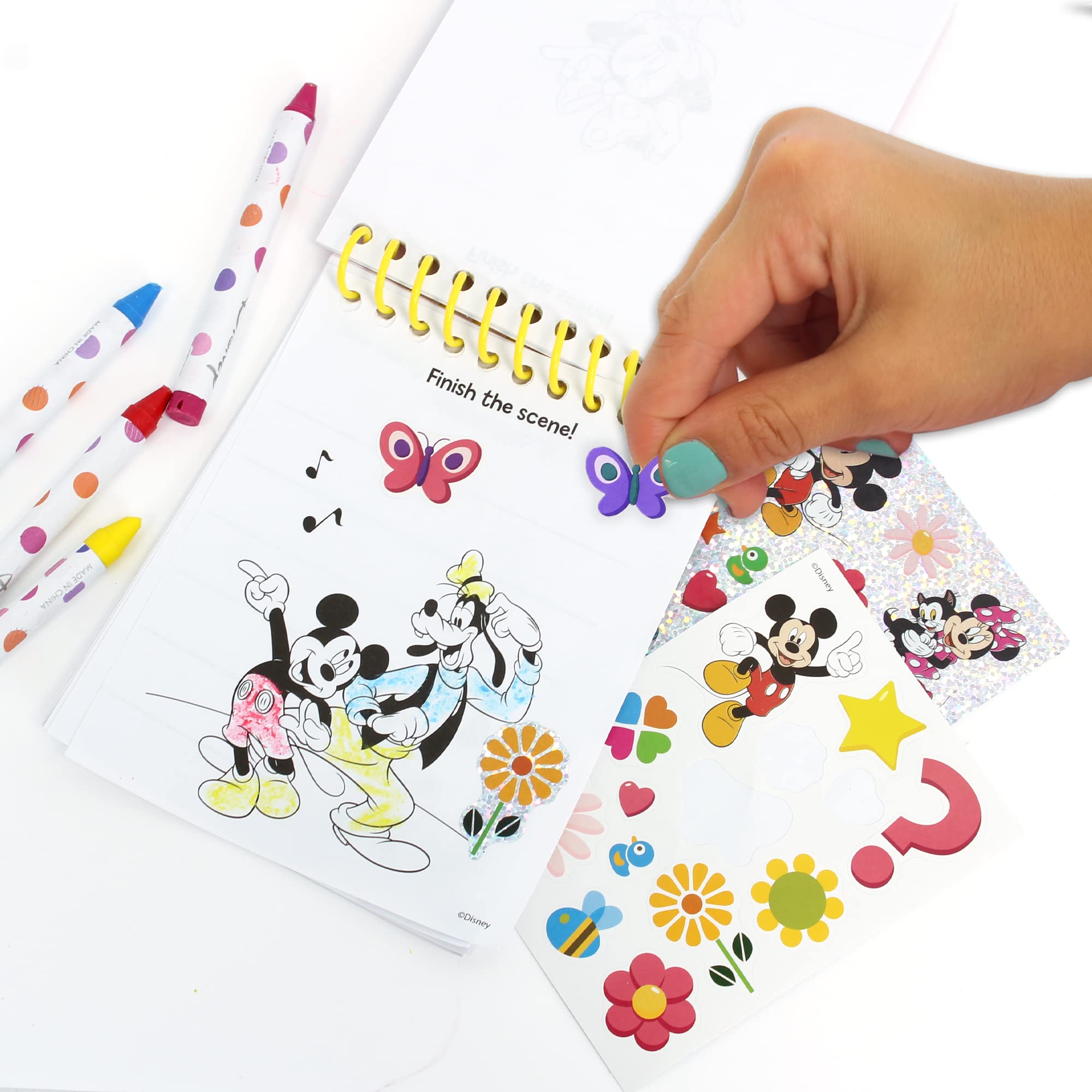 Minnie Mouse Creativity Craft Kit for Kids - DIY Art & Craft Set with Stickers, Stencils & Coloring Pages | Perfect for Birthday Gifts, Party Favors & Creative Playtime