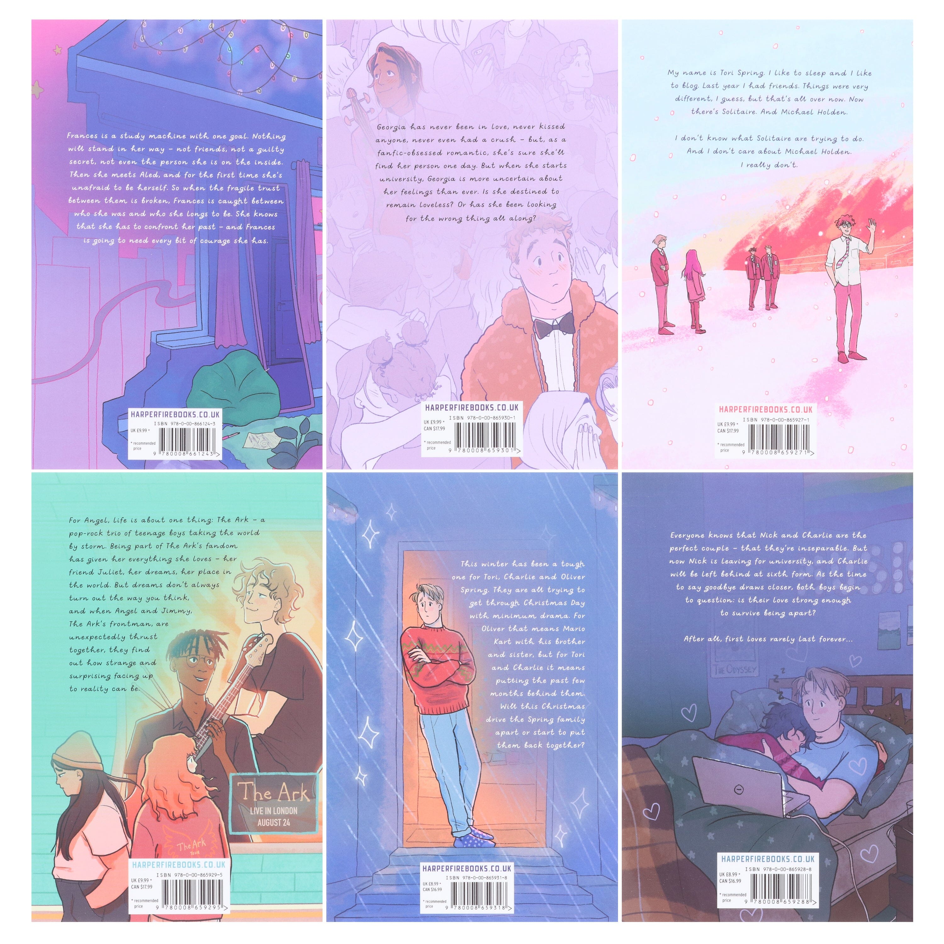 Alice Oseman Book Collection - 6 Paperback Novels (Solitaire, Radio Silence, I Was Born For This, Loveless, Nick and Charlie, This Winter) for Teens Ages 13+ | Perfect for YA Fiction Lovers, Book Clubs & Gift Giving