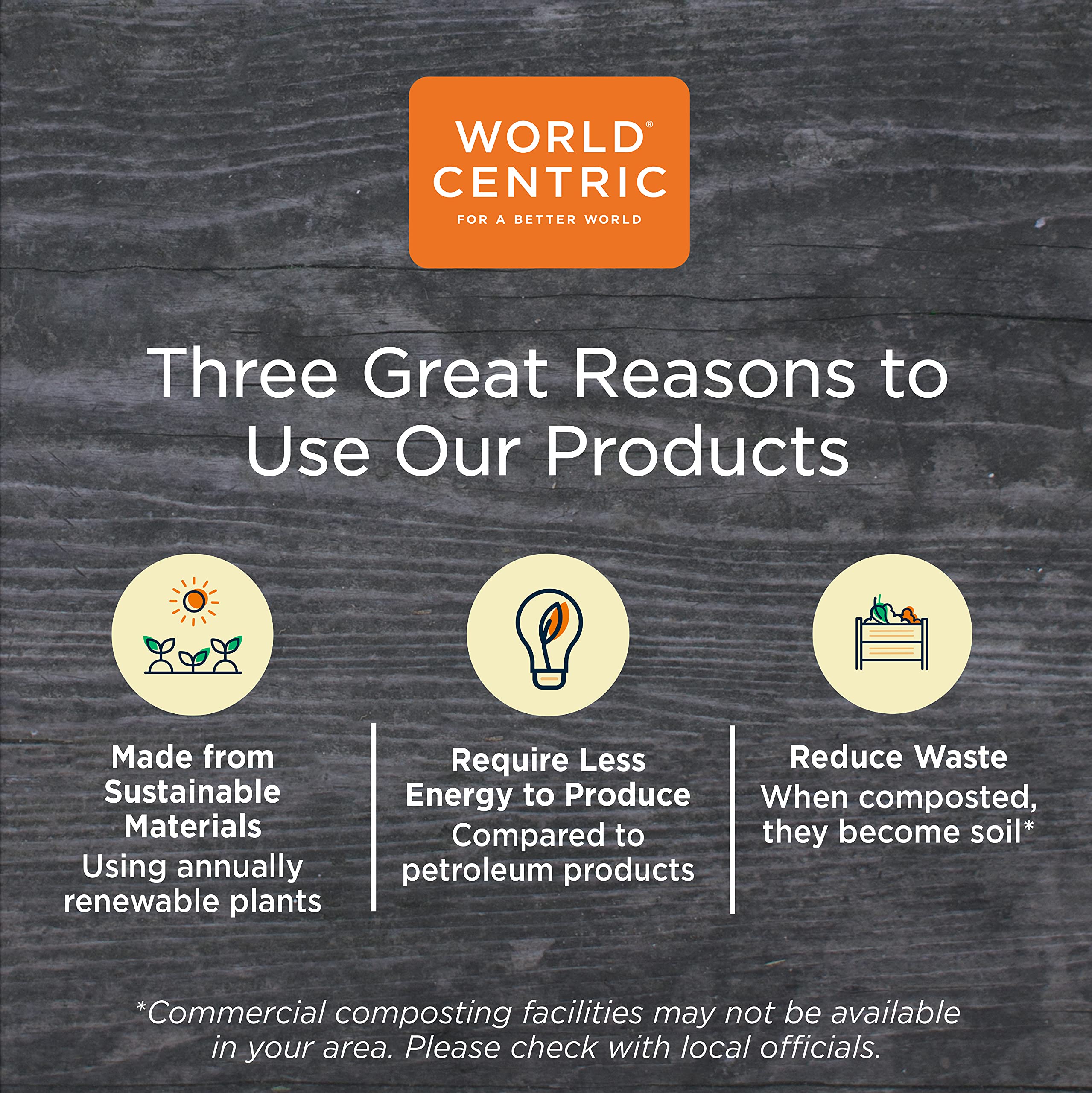 World Centric 100% Compostable Cold Cups - 14 oz Clear PLA Plastic Eco-Friendly Drinkware (Pack of 1000) for Parties, Cafes & Sustainable Events