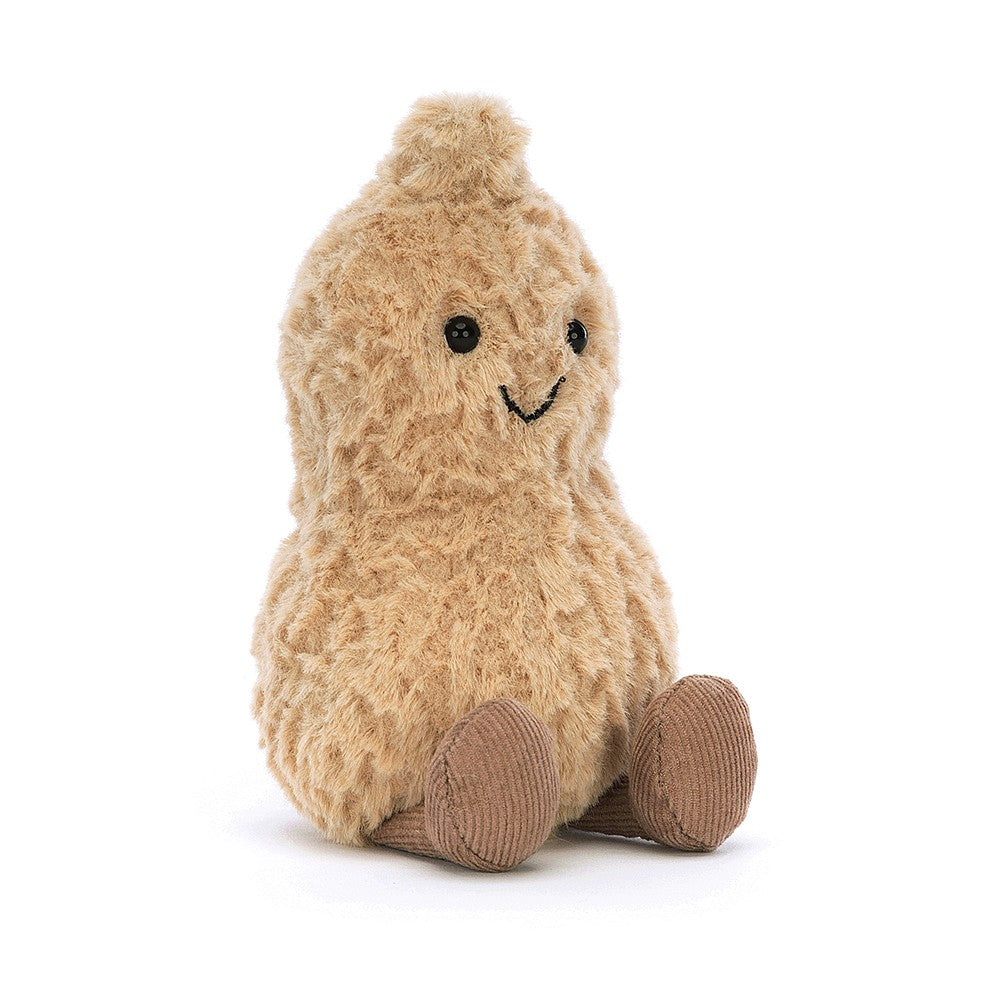 Funny Amuseables Peanut Plush Toy - Cute & Soft Stuffed Peanut for Kids & Adults - Perfect for Gifts, Home Decor, and Stress Relief