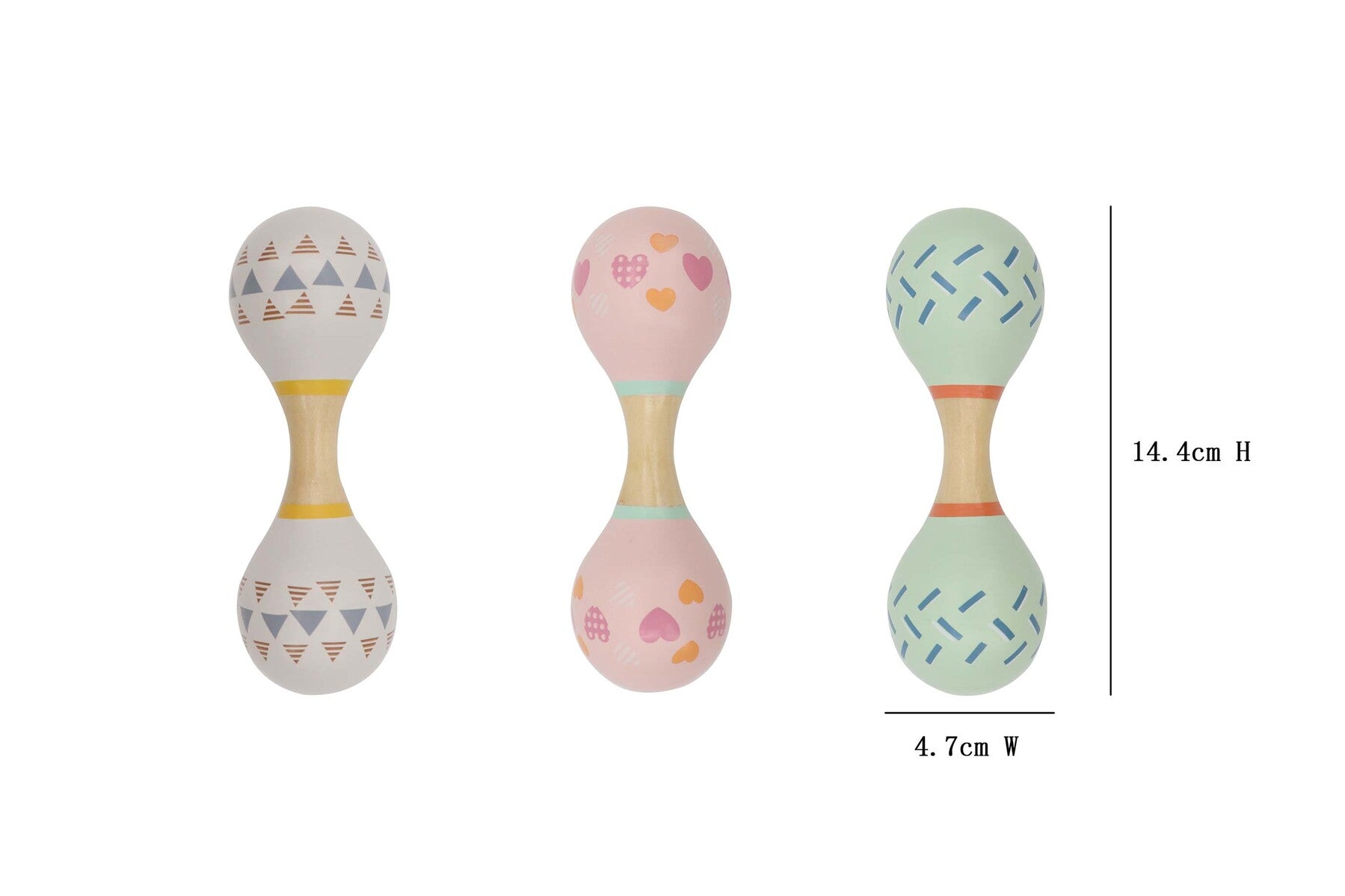 Premium Wooden Double Ended Maracas - Handcrafted Percussion Instrument for Kids, Adults, Music Lovers - Perfect for Parties, Classroom, Music Therapy & Latin Dance Performances