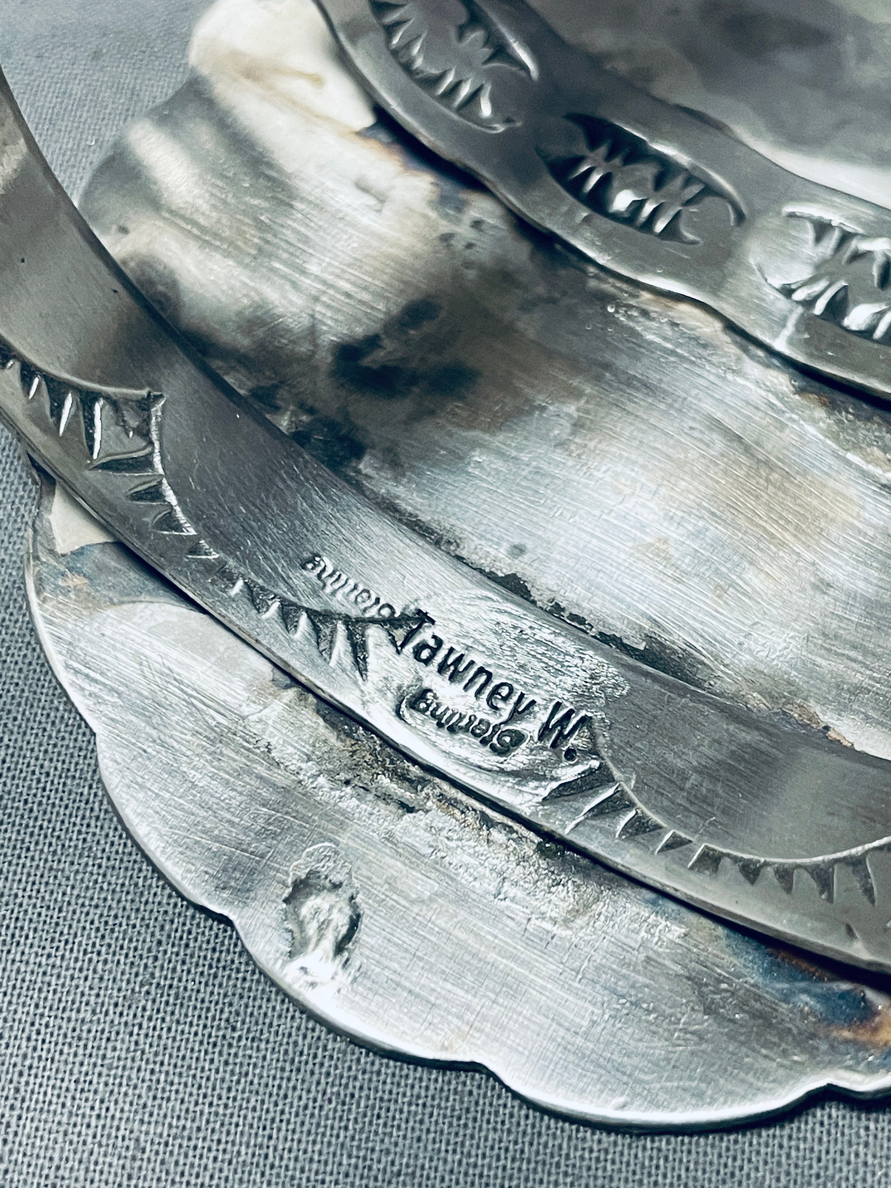 153 Grams Navajo Sterling Silver Shield Bracelet Cuff - Authentic Native American Handmade Jewelry for Women, Men - Perfect for Powwows, Weddings & Boho Fashion