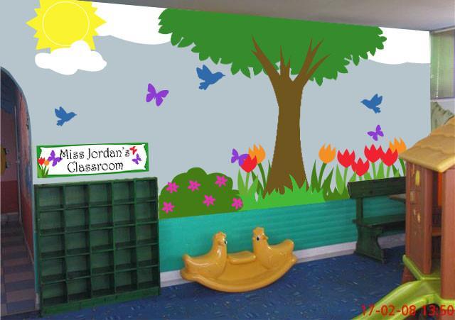Outdoor Garden Classroom Mural Kit - Creative Wall Art for Kids Learning & Play - Perfect for Schoolyards, Playgrounds & Backyard Education Spaces