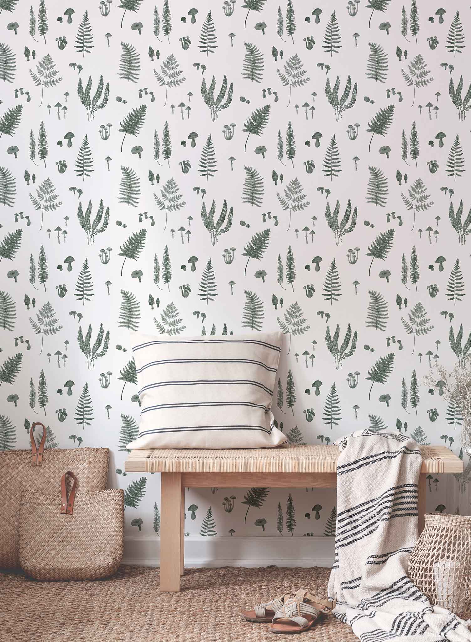 Into the Wild Wallpaper - Nature Inspired Peel and Stick Wallpaper for Home Decor | Perfect for Living Room, Bedroom & Nursery