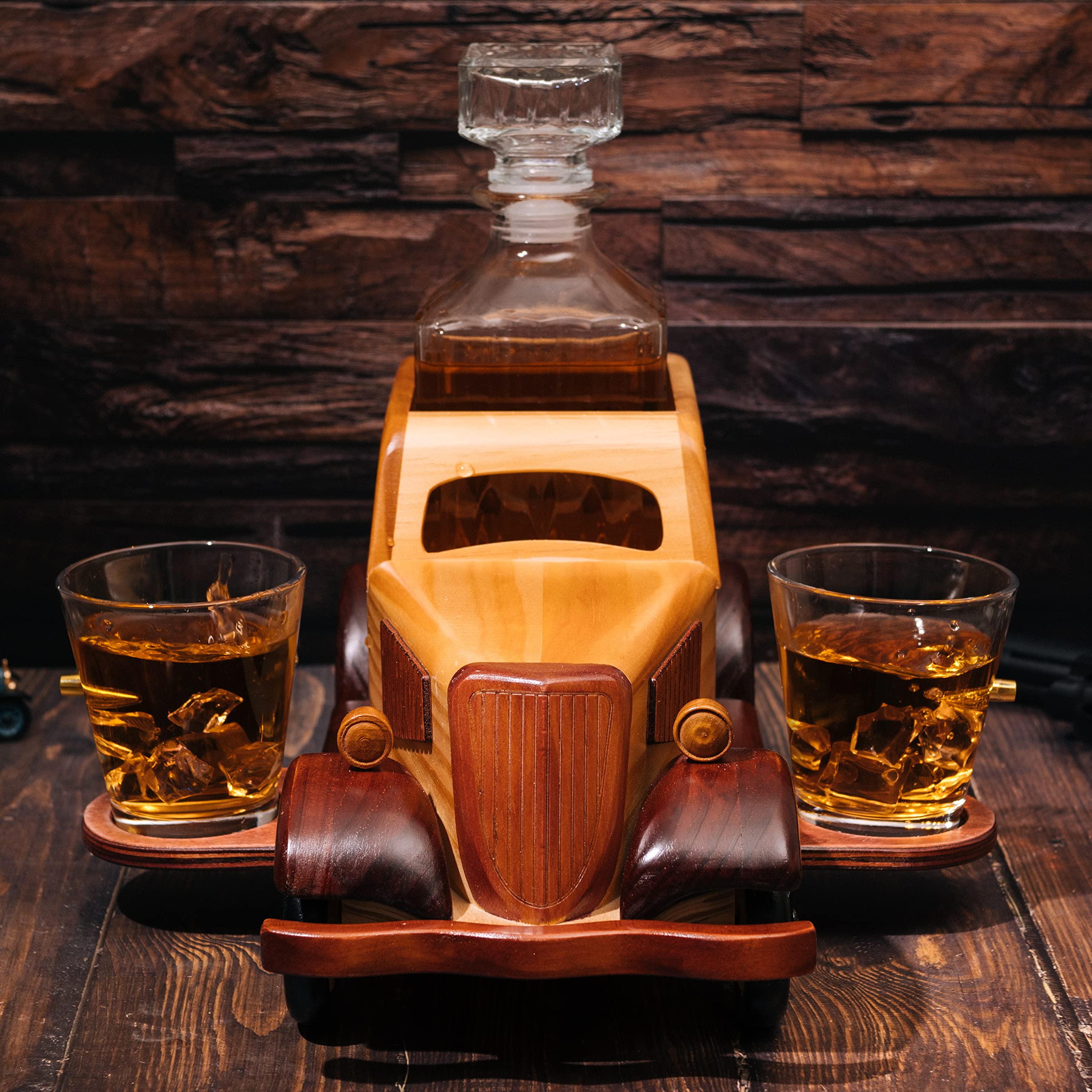Bonnie & Clyde Vintage Car Decanter Set - 15