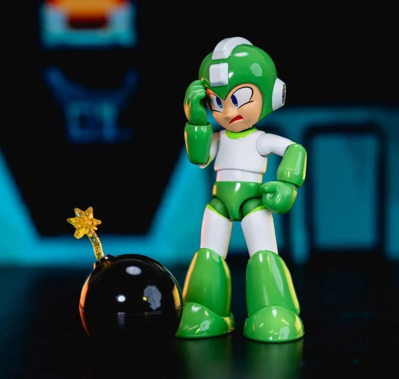 Jada Toys 1/12 Scale 6-Inch Mega Man Action Figure Set - Hyper Bomb, Elec Man & Cut Man Collectible Figures for Display & Gaming Enthusiasts