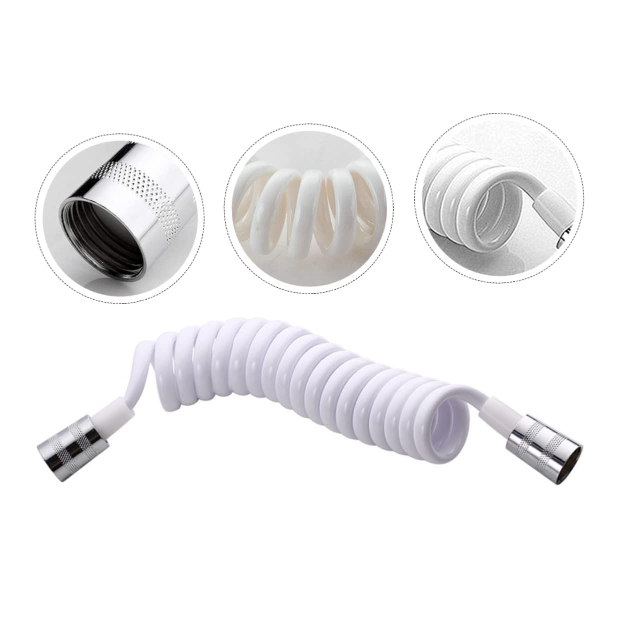 Angoily Telescopic Bidet Sprayer with Spring Hose - 1PC Adjustable Toilet Shower Spray for Bathroom, Easy Installation & Durable Spring Design - Perfect for Bidet, Toilet Cleaning & Personal Hygiene