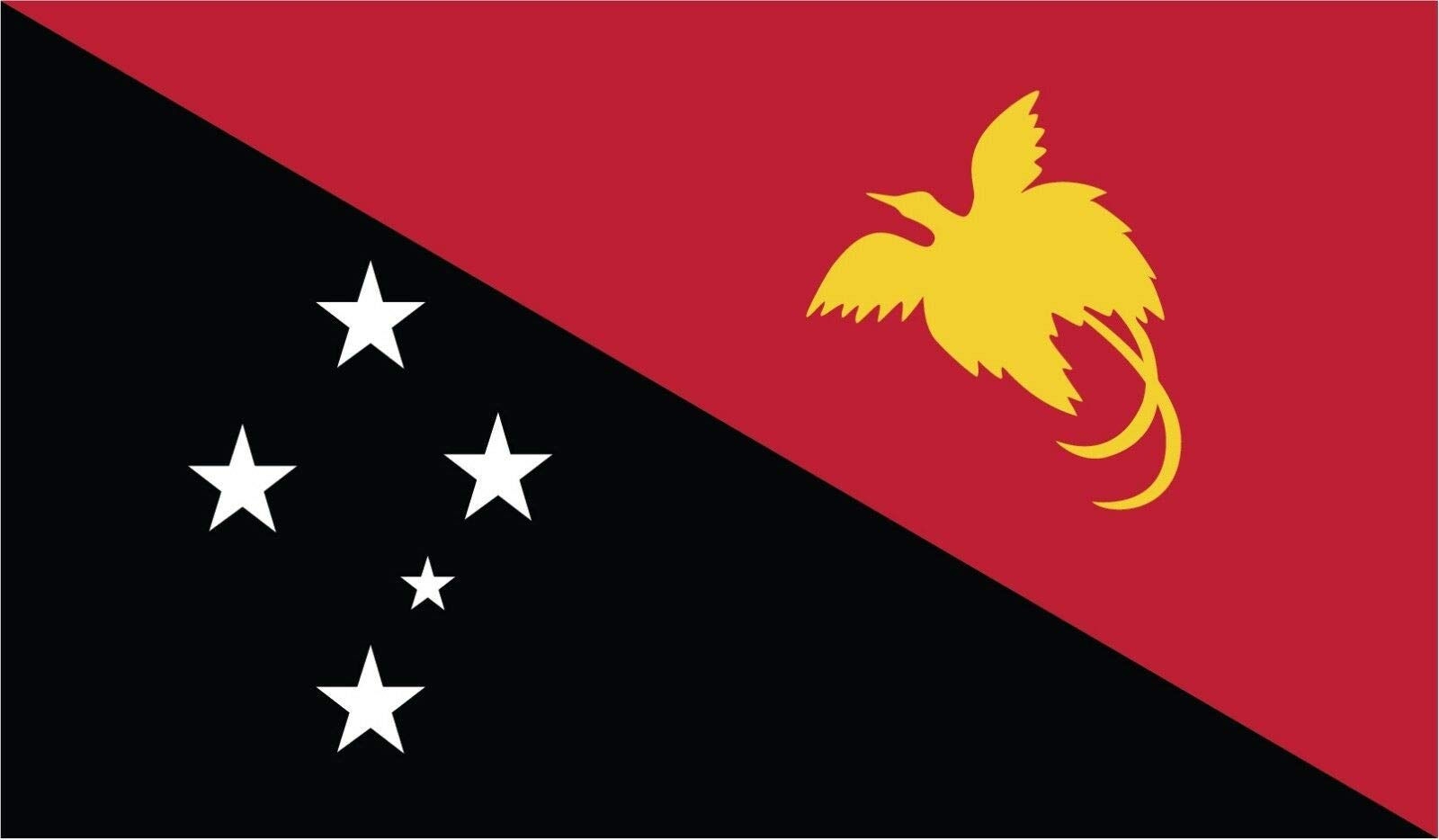 Papua New Guinea Flag Vinyl Decal Sticker - 5 Inch Waterproof Car Bumper Sticker for Cars, Trucks, Laptops - Perfect for Travel Enthusiasts & National Pride Display