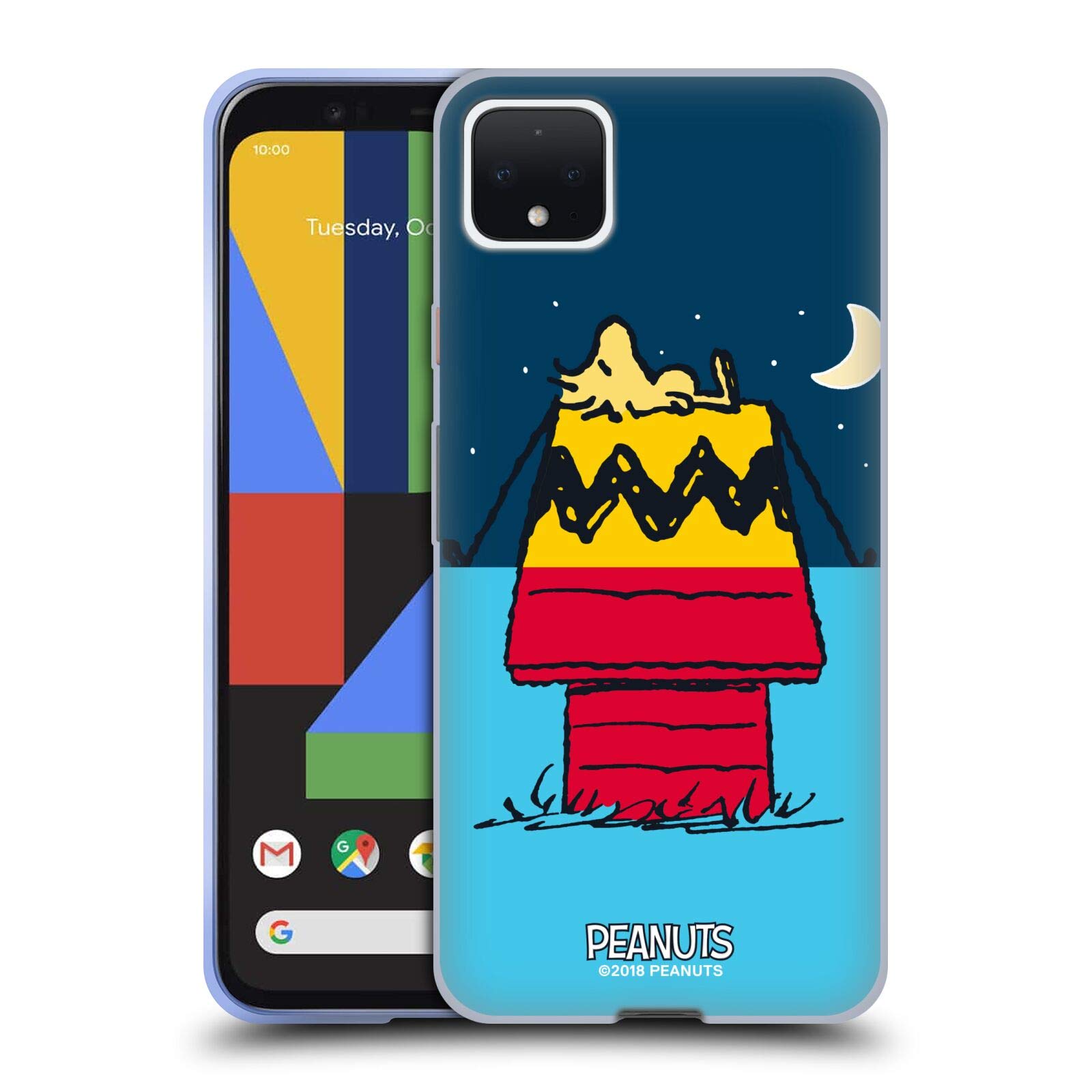 Peanuts Woodstock Soft Gel Case for Google Pixel 4 XL - Cute & Protective Phone Cover for Fans