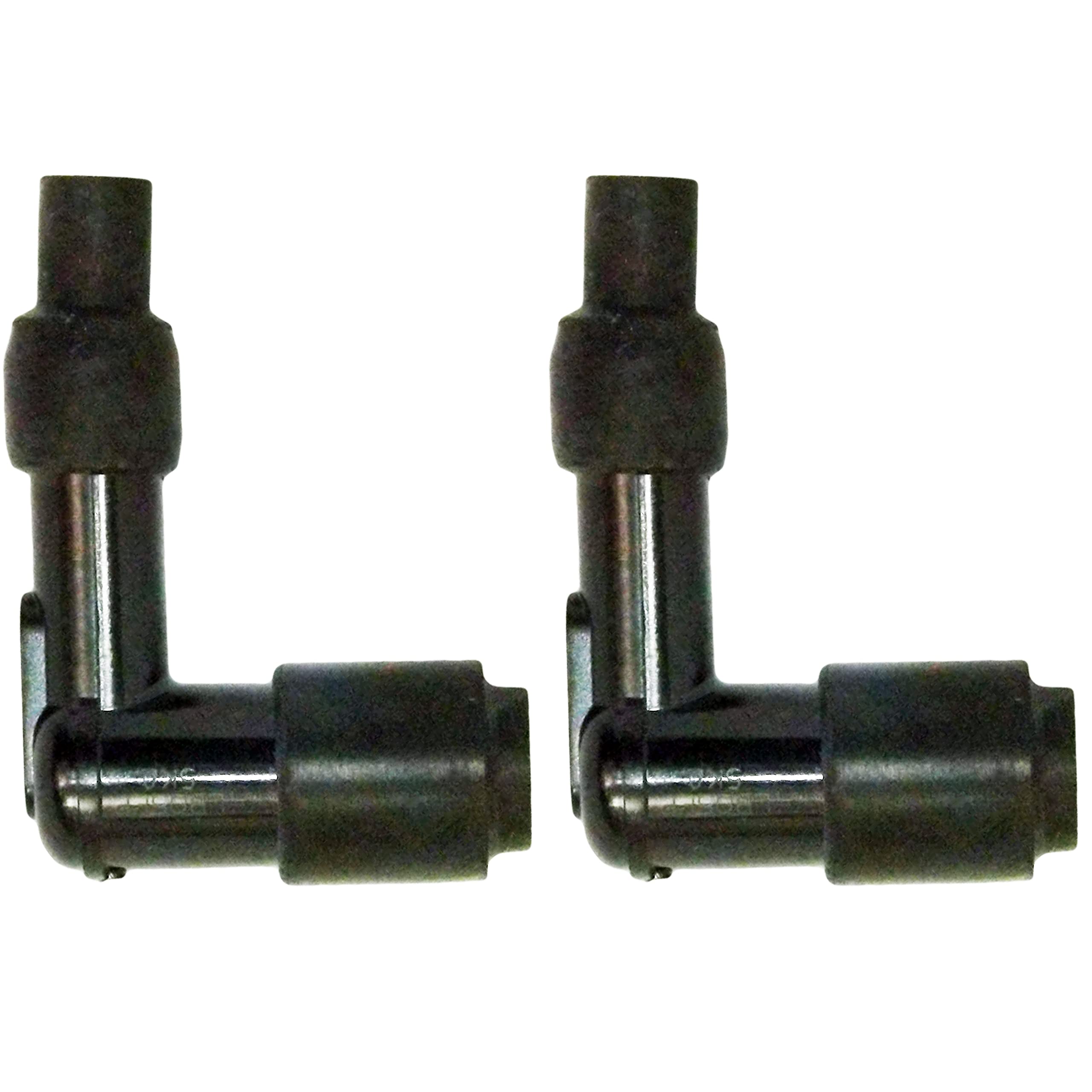 E-YooHoo LB05EP Resistor Spark Plug Cap - Compatible with Small Engines (2-Pack) - Perfect for Lawn Mowers, Chainsaws & Outdoor Power Equipment