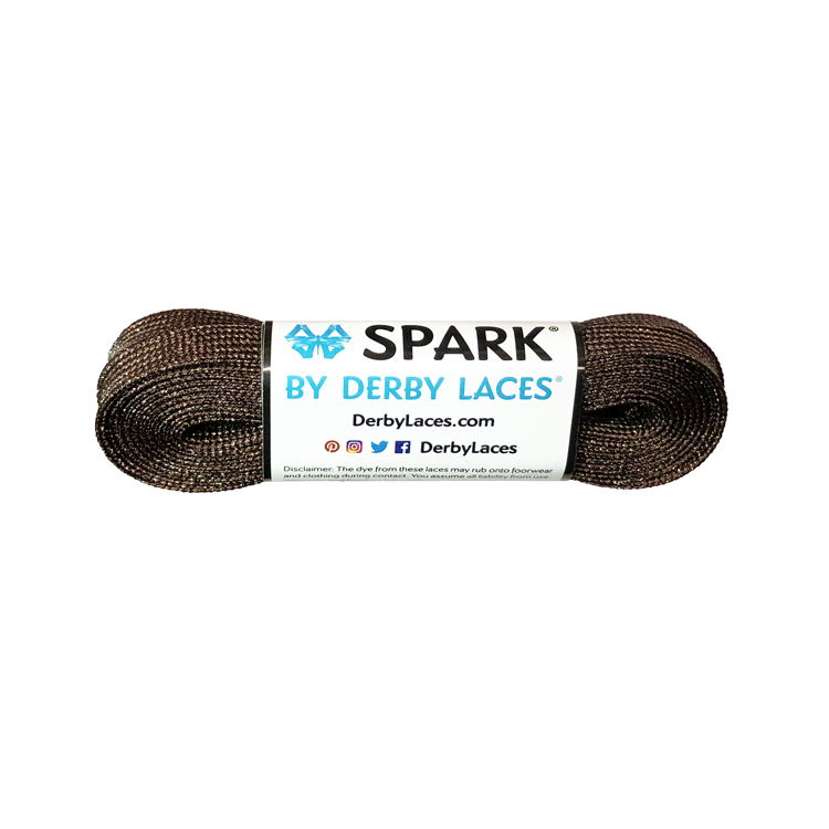 SPARK METALLIC LACES - Shiny Fashion Shoe Laces for Sneakers & Boots | Perfect for Parties, Weddings & Special Occasions