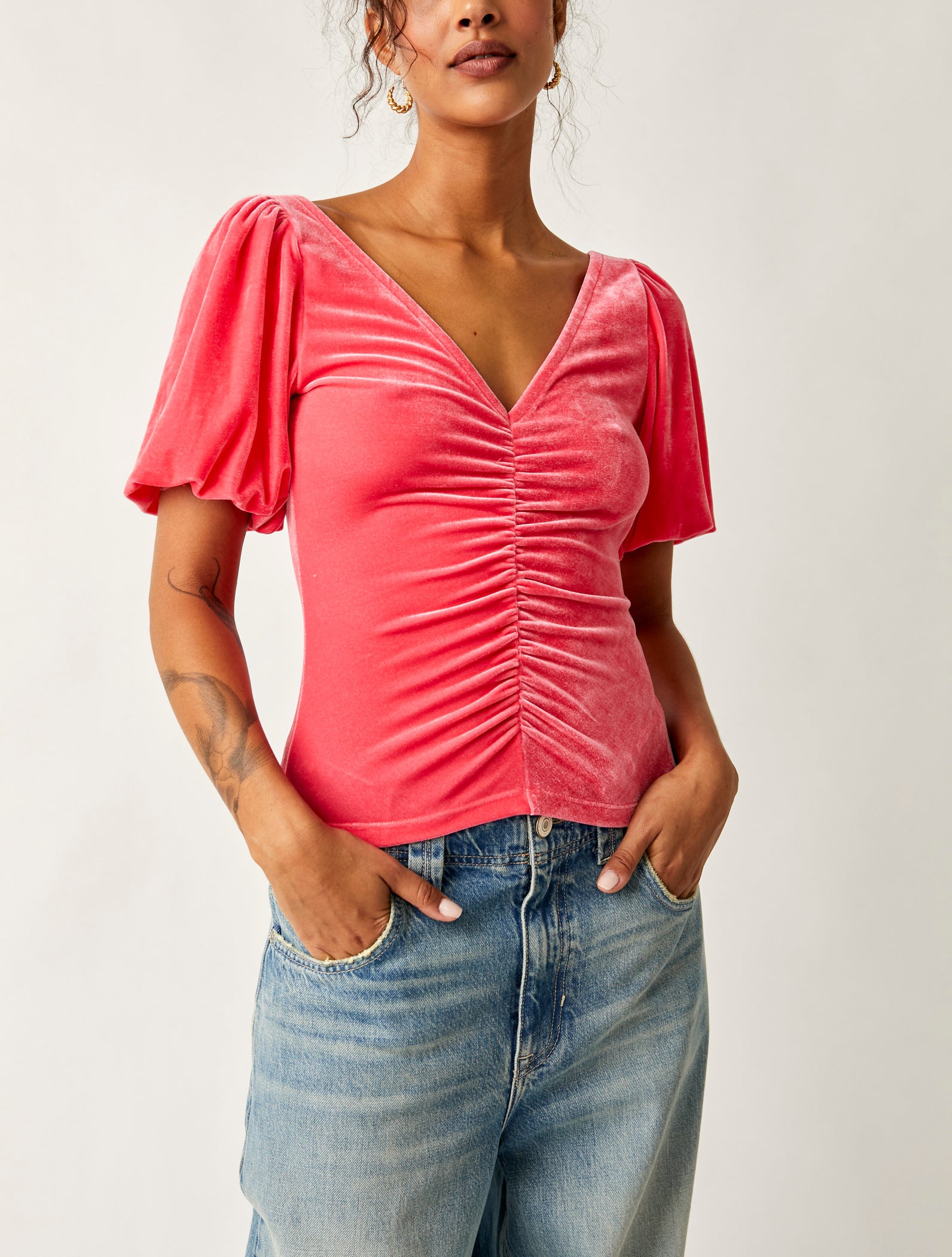 Velvet Cupcake Top for Women - Elegant Party & Evening Wear | Perfect for Date Nights, Weddings & Special Occasions