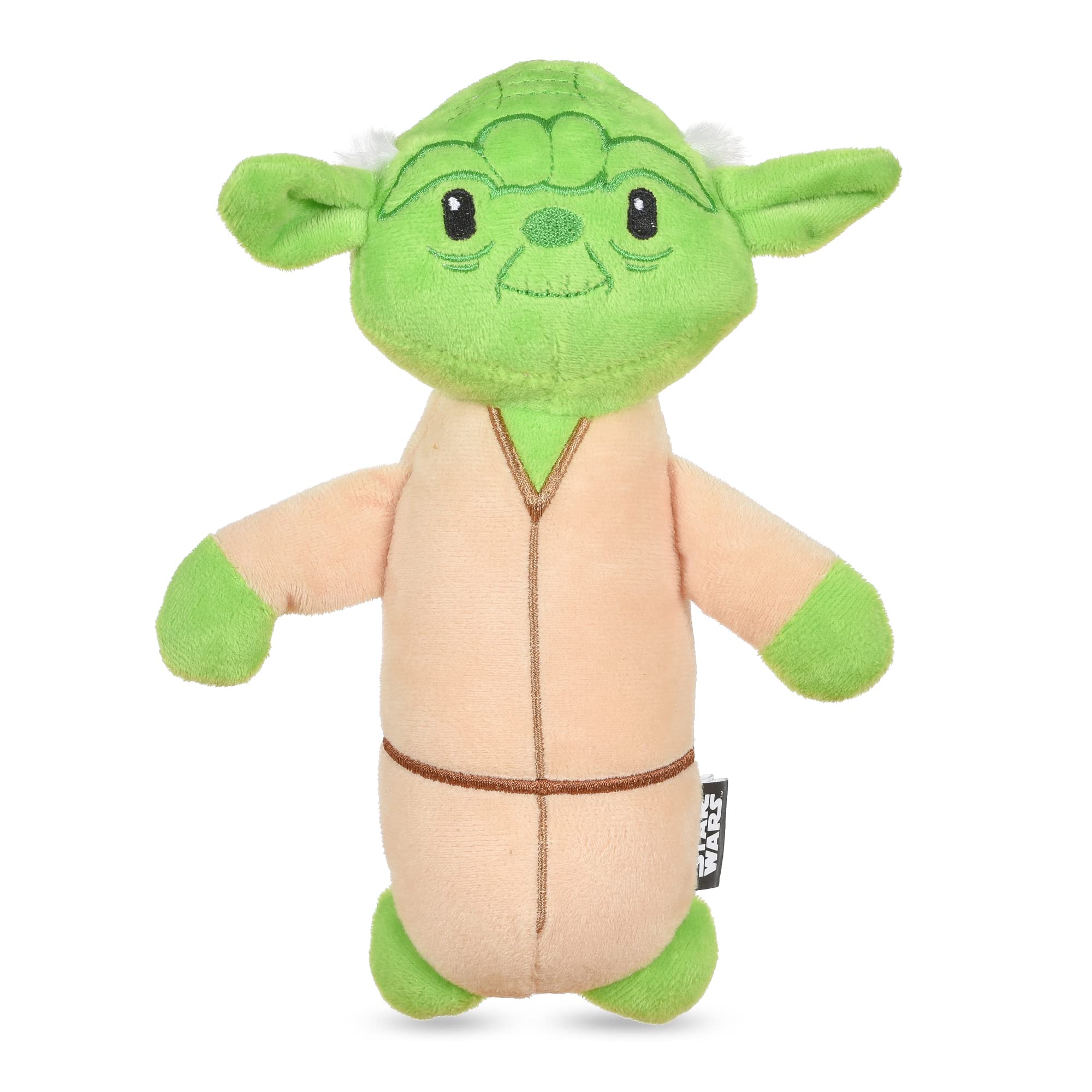 Star Wars YODA Plush Dog Toy with Squeaker - Chew Resistant Bobo Style Pet Toy for Small & Large Dogs | Perfect for Playtime, Training & Cuddling | Durable Squeaky Dog Chew Toy (FF19184)