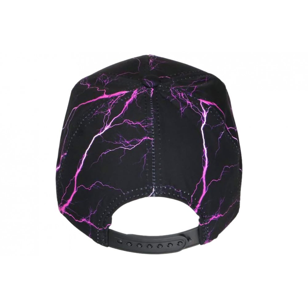 Original NY Hip Hop Honour Baseball Cap - Black & Fluorescent Rose Streetwear Style - One Size Fits All - Perfect for Men's Urban Fashion & Hip Hop Culture